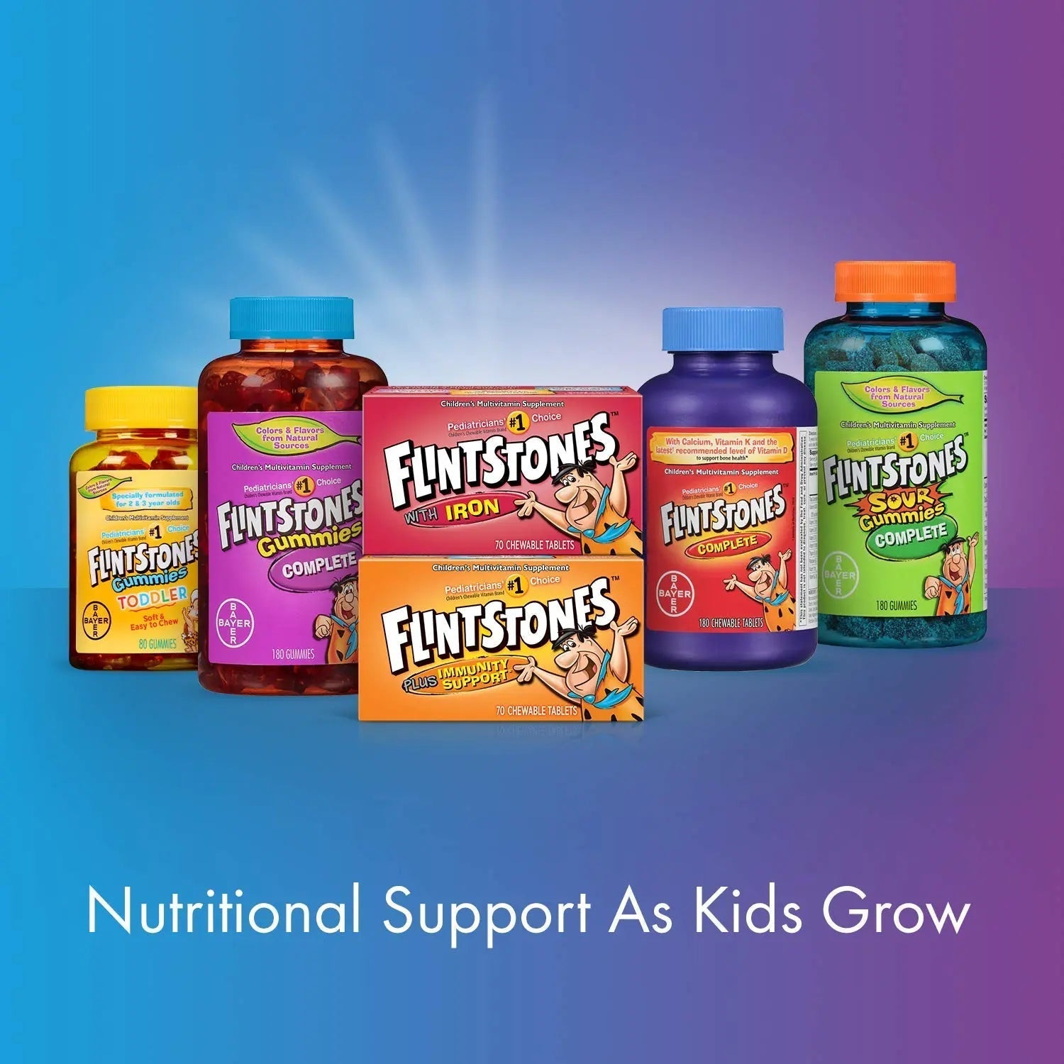 Flintstones Children's Complete Multivitamin Gummies, 70 Count Flintstones VitaminsAu supplements