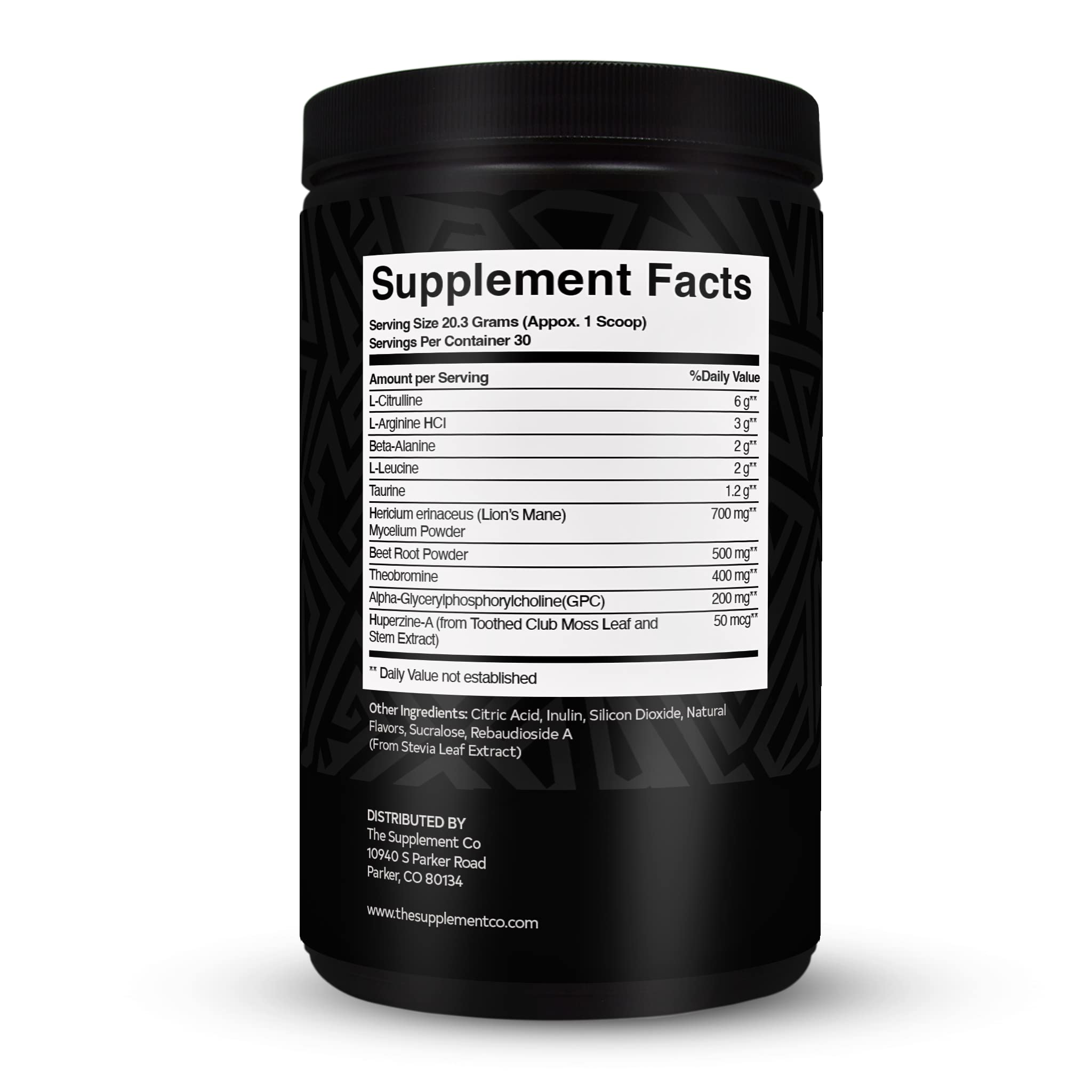 The Supplement Co Nocturnal Pre Workout - No Caffeine Night Time Preworkout for Men The Supplement CoAu supplements
