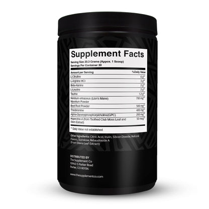 The Supplement Co Nocturnal Pre Workout - No Caffeine Night Time Preworkout for Men The Supplement CoUS supplements