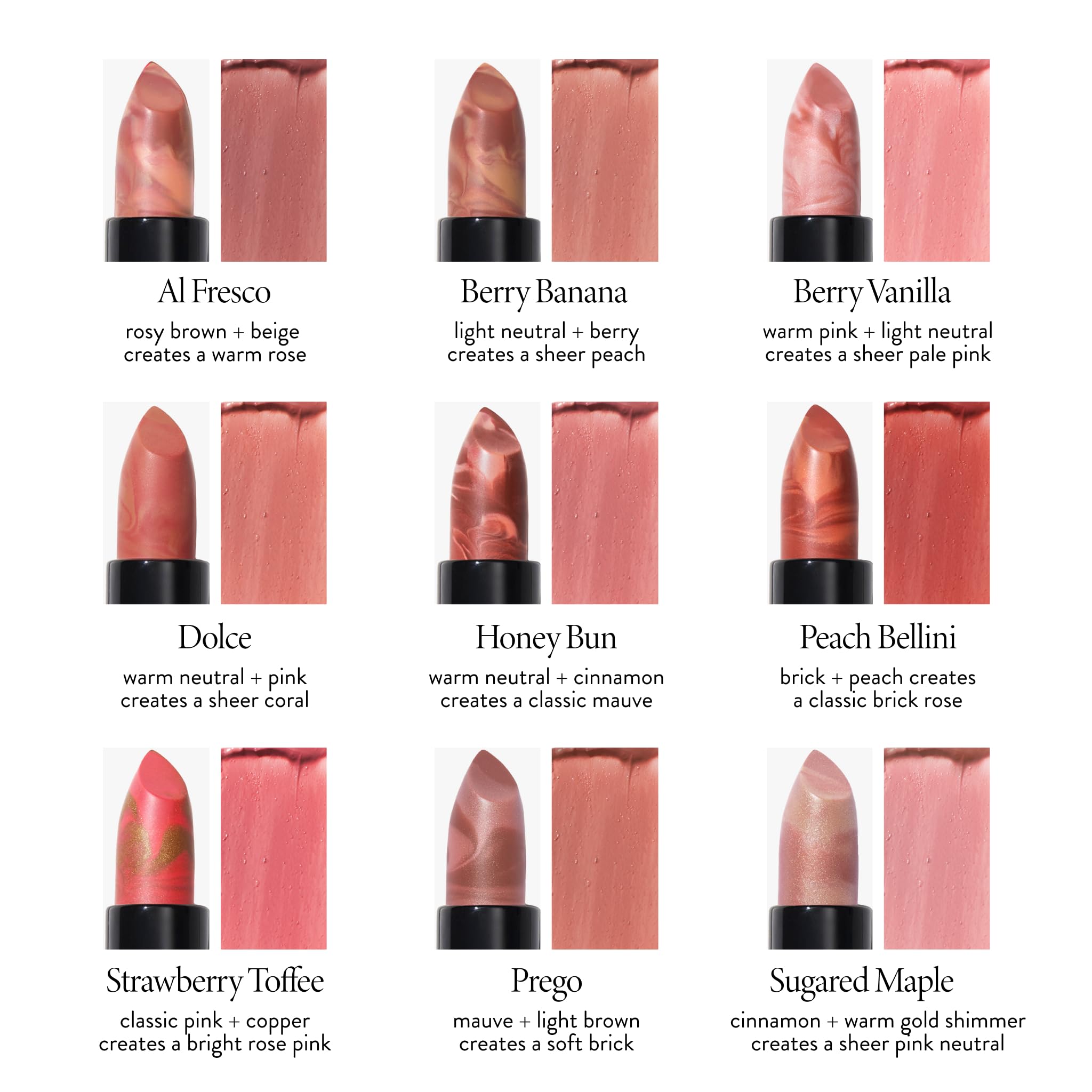 LAURA GELLER NEW YORK Italian Marble Sheer Lipstick - Al Fresco - Hydrating & Lightweight - Vitamin E & Caster Seed Oil - Cream Finish LAURA GELLER NEW YORKAu supplements