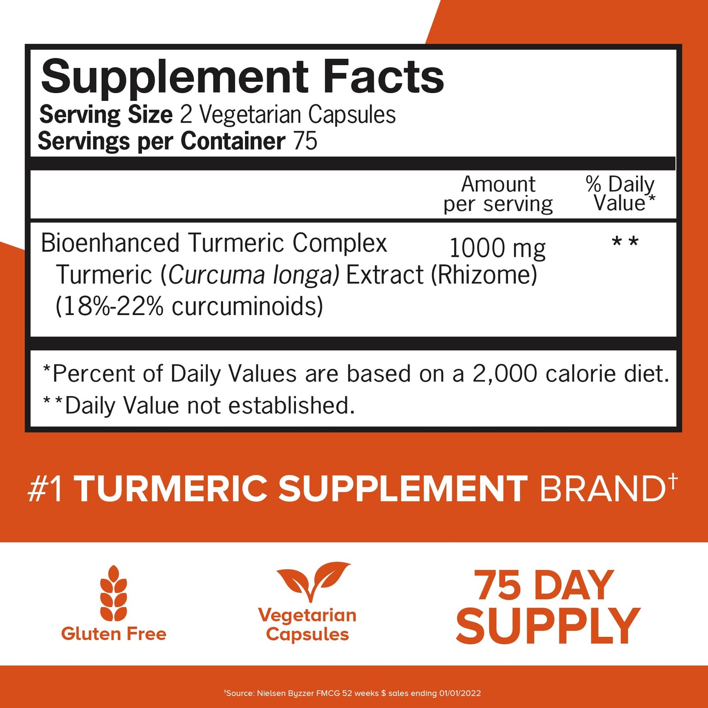Qunol Turmeric Curcumin Supplement, Turmeric 1000mg with Ultra High Absorption QunolUS supplements