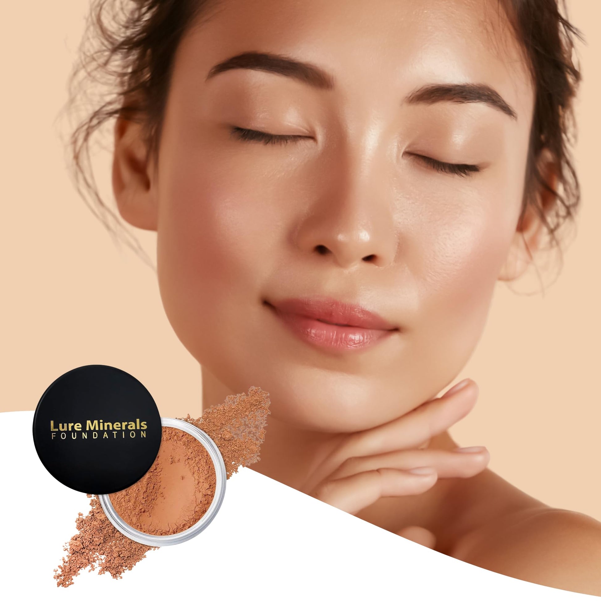 Lure Minerals Bronze warmth All over Face Bronzer (Compare to Bare Minerals) (Warmth) Large 1.oz Jar Pure MineralsAu supplements
