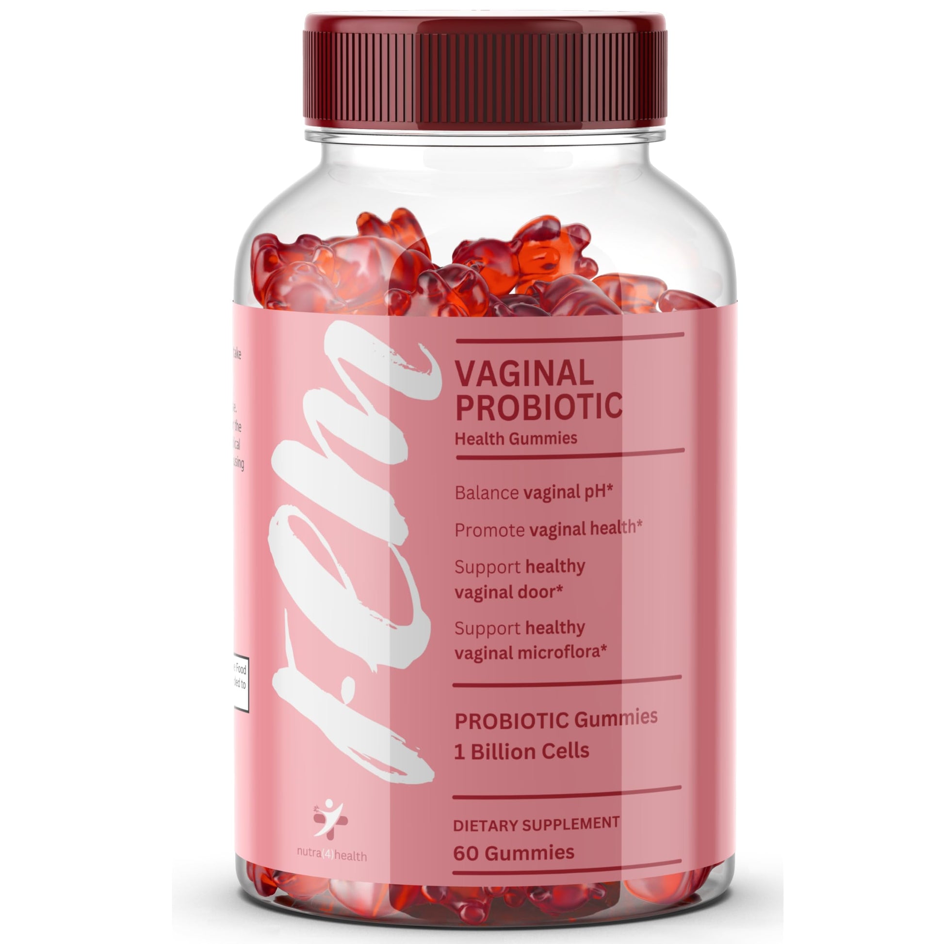 FEM Vaginal Probiotic Gummies for Women - Promotes pH Balance, Healthy Vaginal Odor & Urinary nutra4healthAu supplements