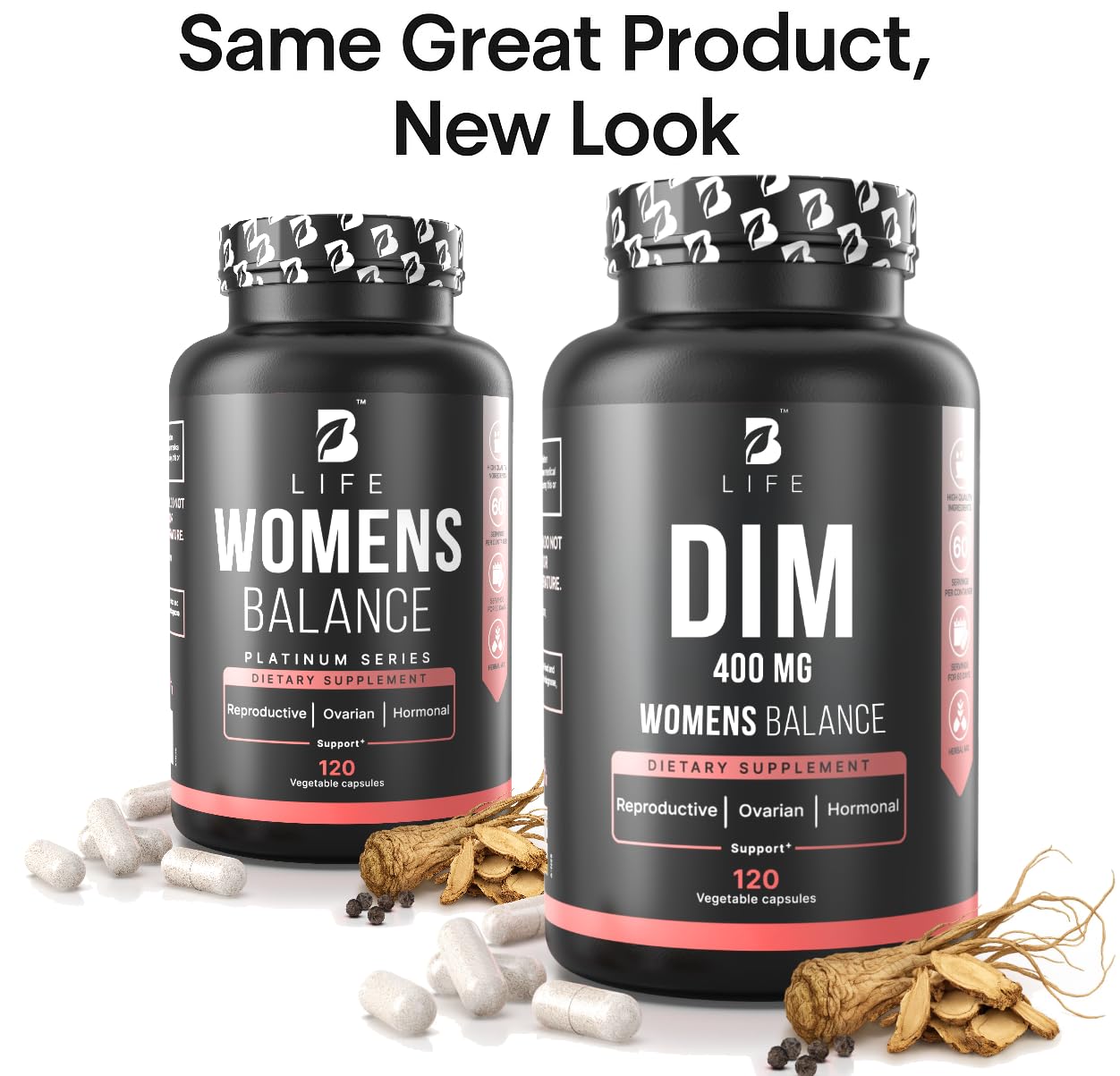 B Life Company DIM Supplement 400 mg with Myo & D-Chiro Inositol, Dong Quai – Hormone Balance for Women – Fertility Supplements – Inositol Supplement - 120 Caps B Life CompanyAu supplements
