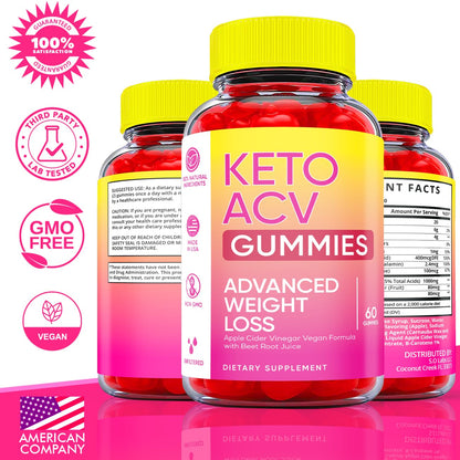 Keto ACV Gummies Advanced Weight Loss, ACV Supplement Work Fast Women Plus Men (2 Pack) S.O LabsUS supplements