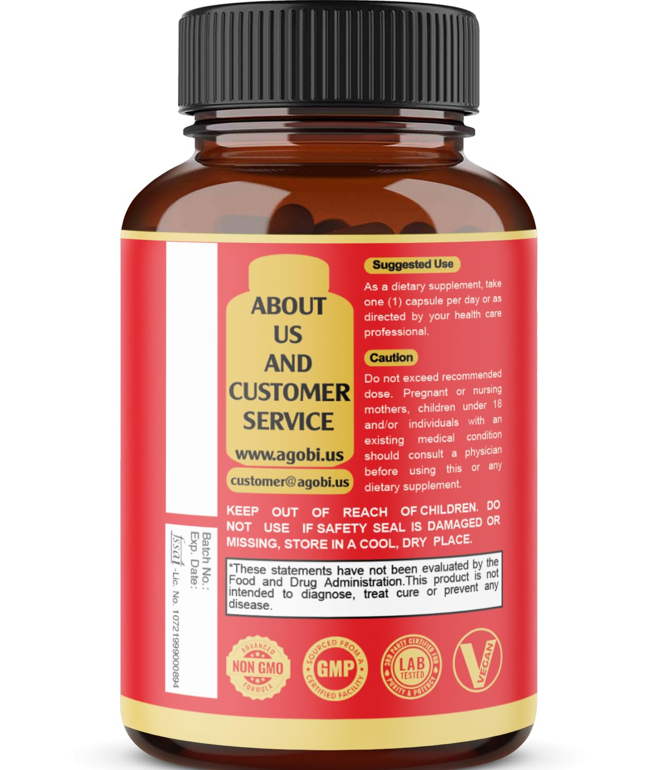 Maca Root Capsules - Supports Natural Health - Energy - Performance & Mood Supplement - Enhanced Blood Flow 3-Month Supply agobiAu supplements