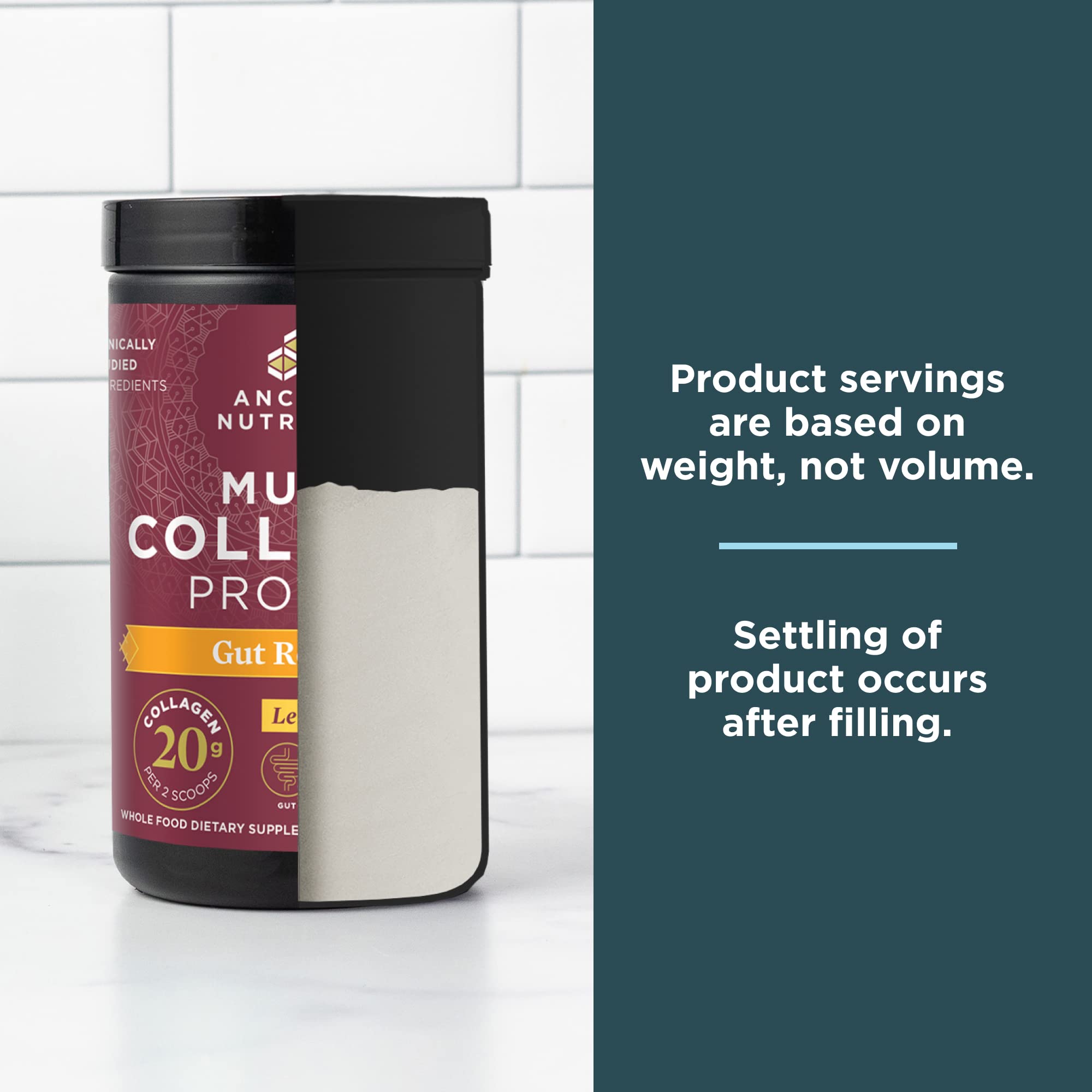 Ancient Nutrition Collagen Powder Protein, Multi Collagen Protein, Hydrolyzed Collagen Peptides Supports Skin and Nails, Joint Supplement (Gut Restore, 20 Servings) Ancient NutritionAu supplements