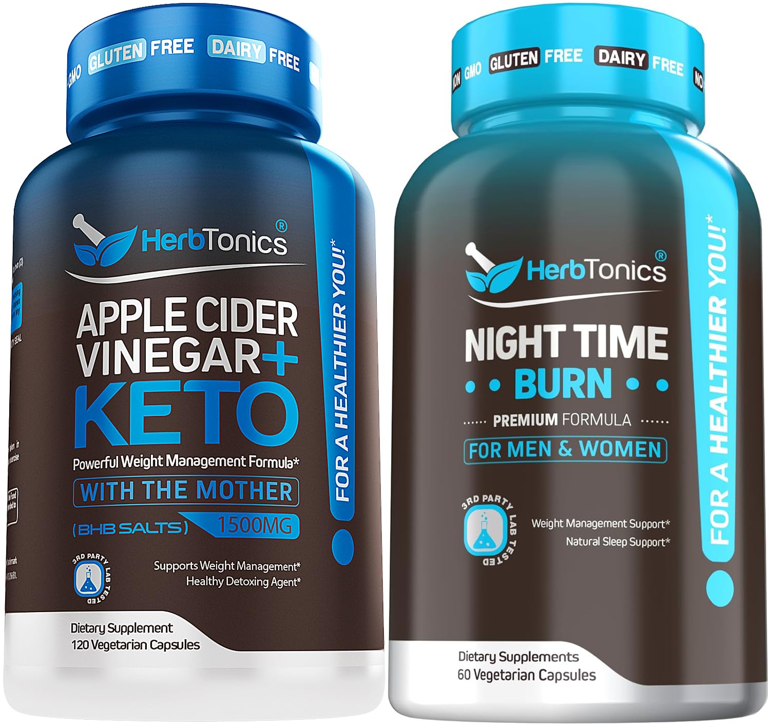 Herbtonics Apple Cider Vinegar Capsules Plus Keto BHB | Fat Burner & Weight Loss HerbtonicsAu supplements