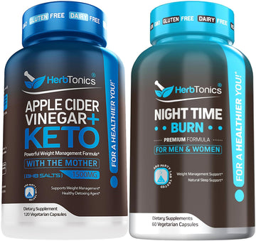 Herbtonics Apple Cider Vinegar Capsules Plus Keto BHB | Fat Burner & Weight Loss HerbtonicsAu supplements