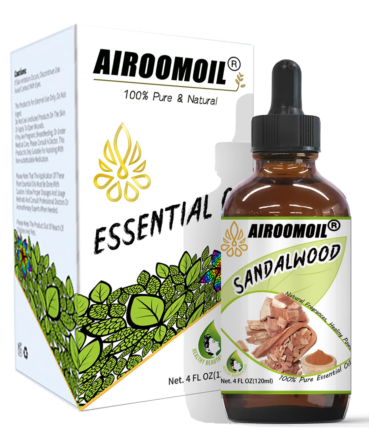 Sandalwood Essential Oil Woodsy Fragrance for Aromatherapy Diffuser Perfume Scents Oil airoomoilAu supplements