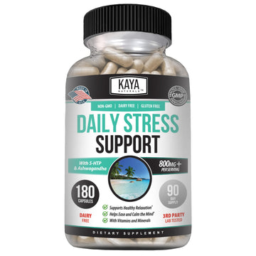 Kaya Naturals - Natural Herbal Support Vitamin Supplement are Designed to Help You find Balance and Relaxation in Your Daily Routine - Vitamin Supplement - 180 Capsules Kaya NaturalsAu supplements