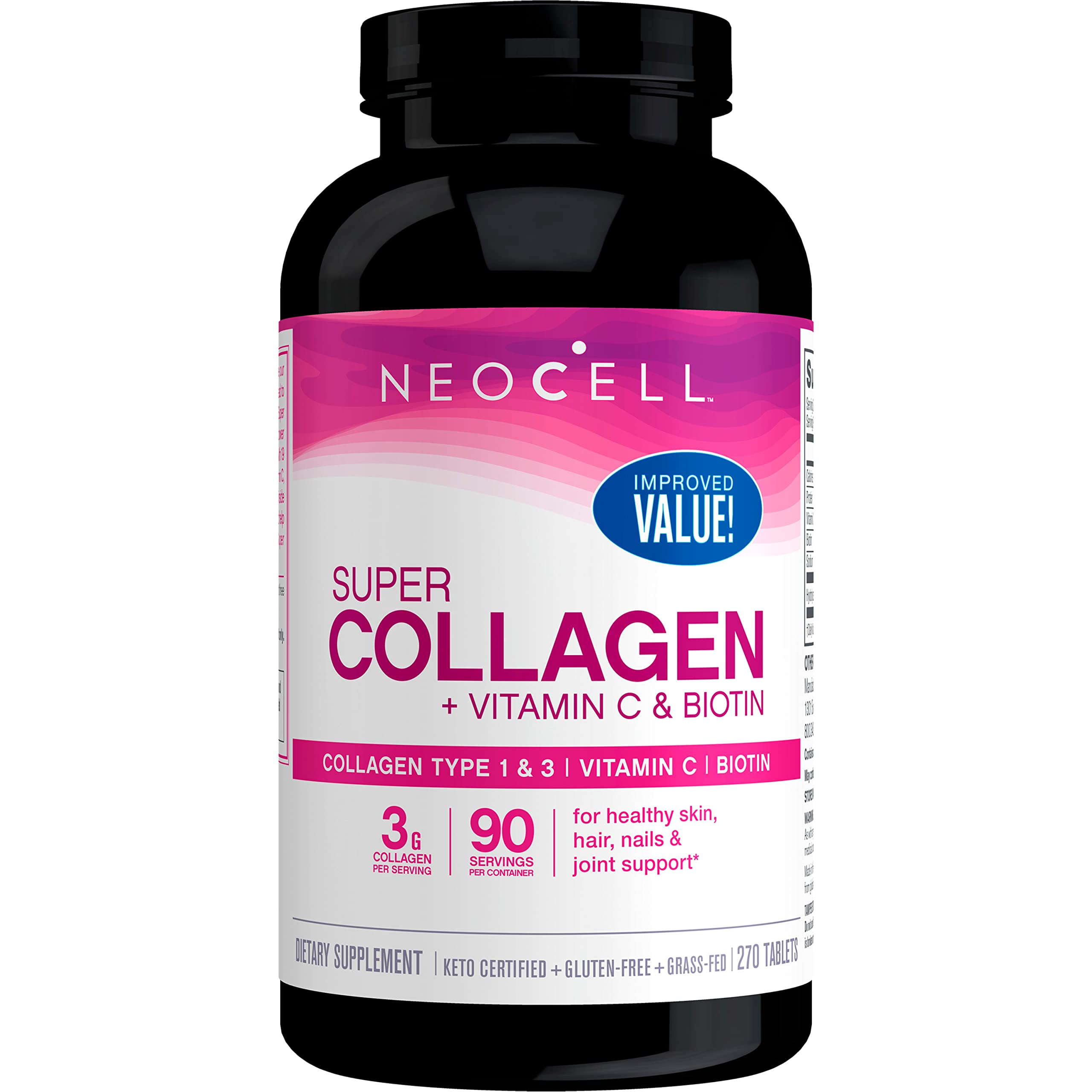 NeoCell Super Collagen Powder, 10g Collagen Peptides per Serving & Super Collagen NeoCellAu supplements