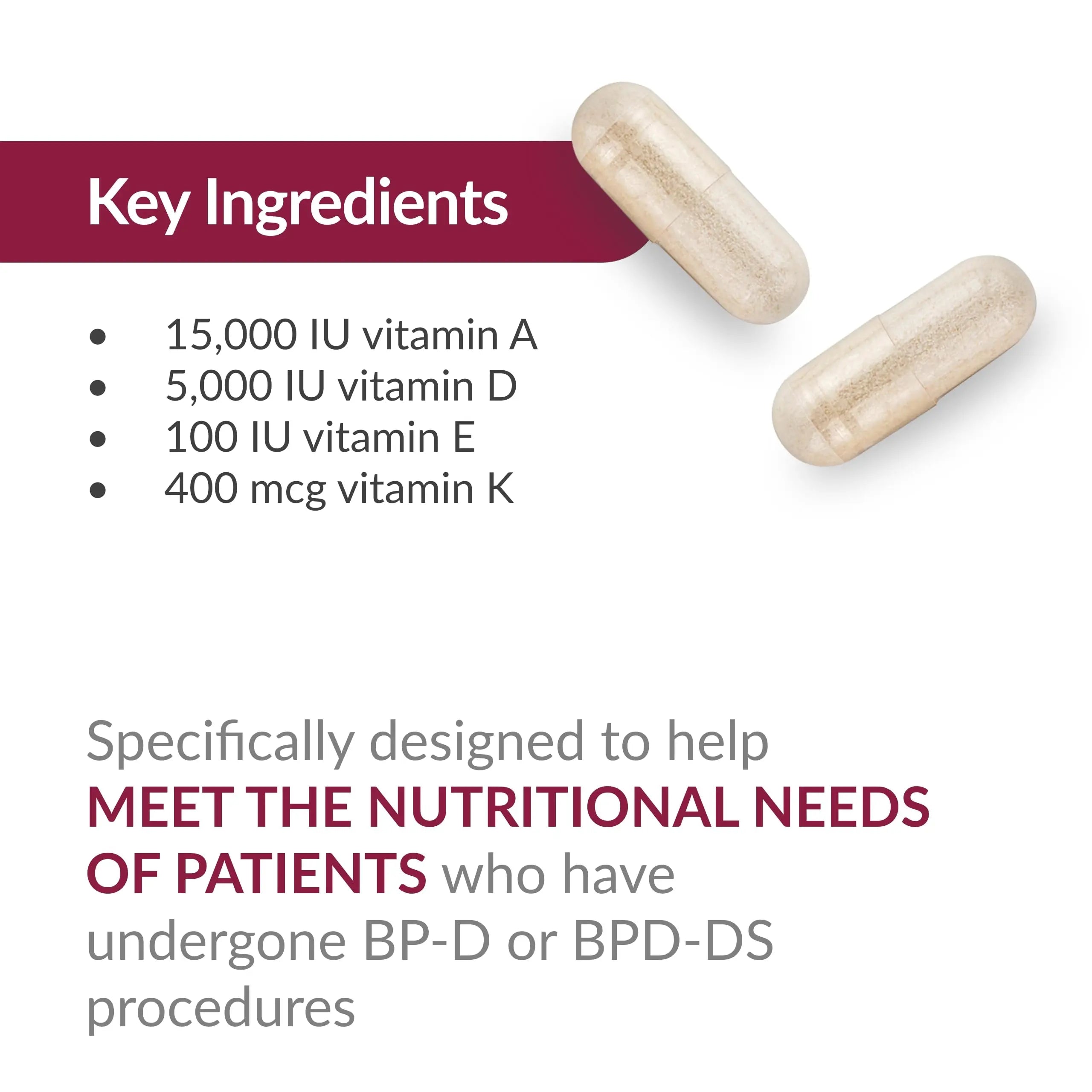 Bariatric Advantage High ADEK Multi - for Bariatric Surgery Patients - Multivitamin with Vitamins A, D, E, K & Trace Minerals Bariatric AdvantageAu supplements