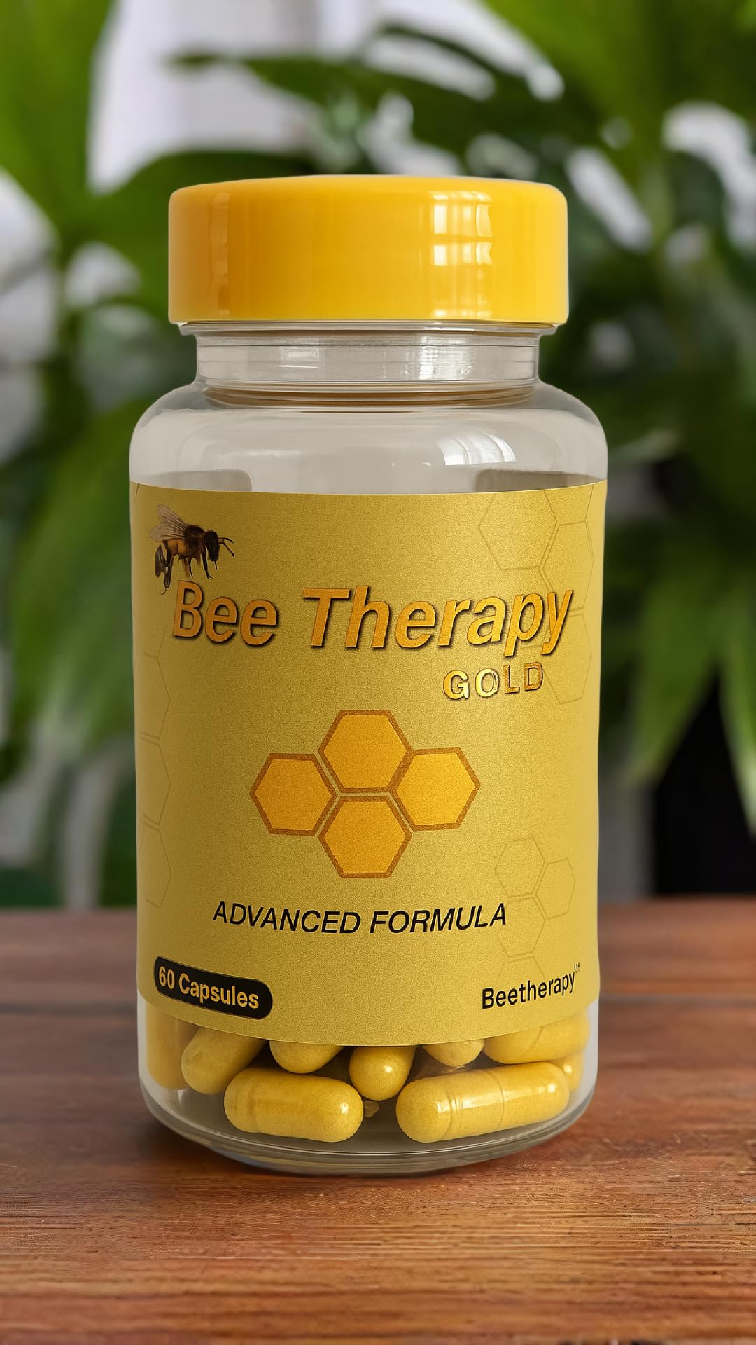 Natural Supplement - Bee Therapy Gold Venom Apitoxin Manuka Honey - Supports Inflammation & Mobility - Neck and Backache - Supports Joints & Muscles- Sprains, Bruises and Strains - Pack 1 60 Capsules Aus HealthcareAu supplements