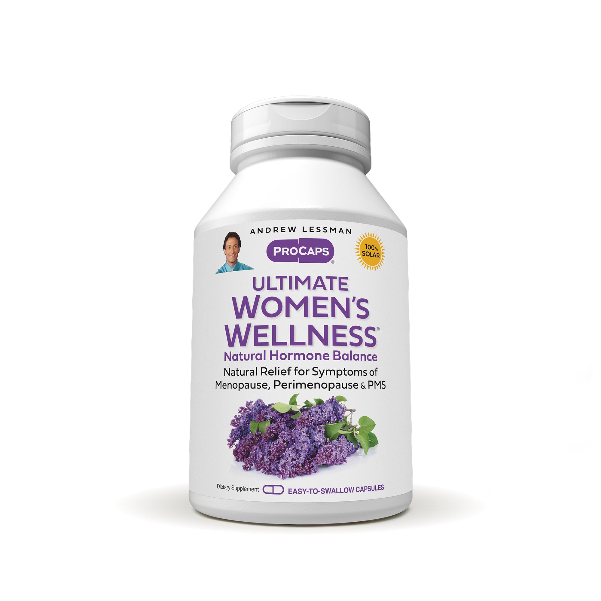 ANDREW LESSMAN Ultimate Women’s Wellness 60 Capsules - Naturally Relieves Menopause Symptoms, PMS, Perimenopause with Soy Isoflavones, EGCG, Cranberry, Indole-3-Carbinol. Easy to Swallow Capsules ANDREW LESSMANAu supplements