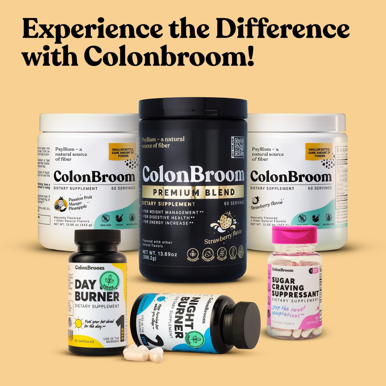 ColonBroom Premium Psyllium Husk Powder (Strawberry) - Colon Cleanse for Bloating ColonBroomAu supplements