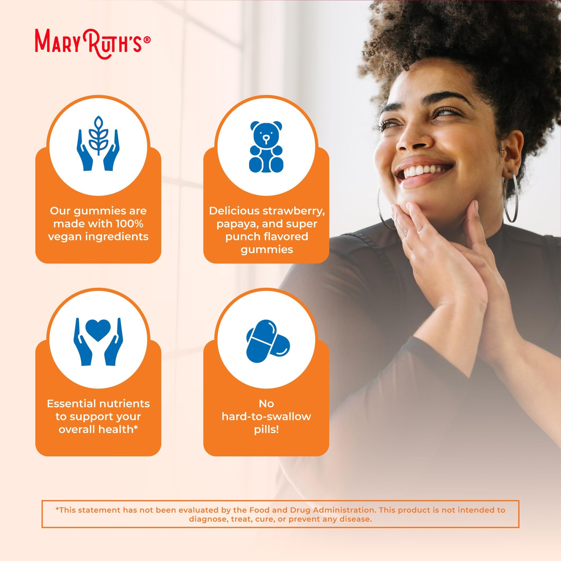 MaryRuth Organics Multivitamin for Women and Men | Sugar Free | Adult Multimineral Gummy with Vitamin C | MaryRuth OrganicsAu supplements