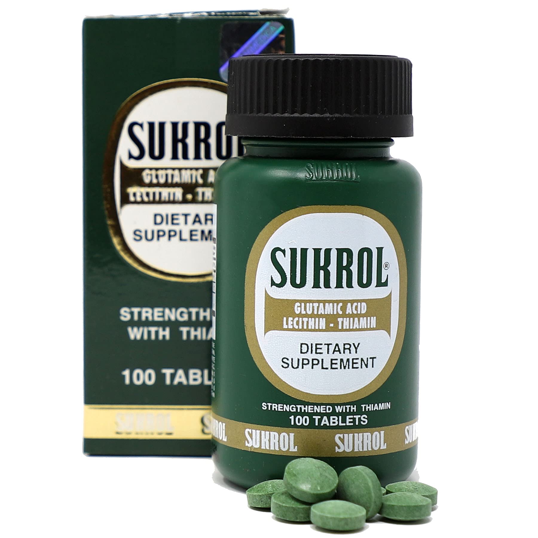 Sukrol, Vitamin, Improve Healthy Brain Function, 100 Tablets, Bottle SukrolAu supplements