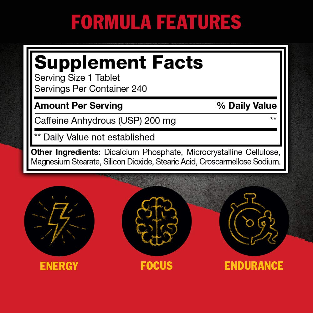 Mutant Caffeine - Pure, Restore Mental Alertness or Wakefulness When Fatigued MutantUS supplements