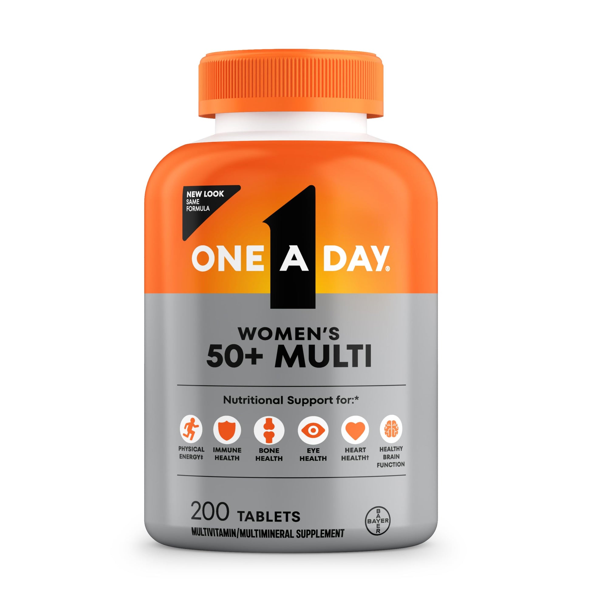 One A Day Multivitamin for Women 50 and Over Tablets, Womens Multivitamin 50 plus with Vitamins D, C, E, Zinc & Biotin, Daily Vitamins ONE A DAYAu supplements