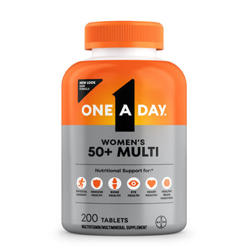 One A Day Multivitamin for Women 50 and Over Tablets, Womens Multivitamin 50 plus with Vitamins D, C, E, Zinc & Biotin, Daily Vitamins ONE A DAYAu supplements