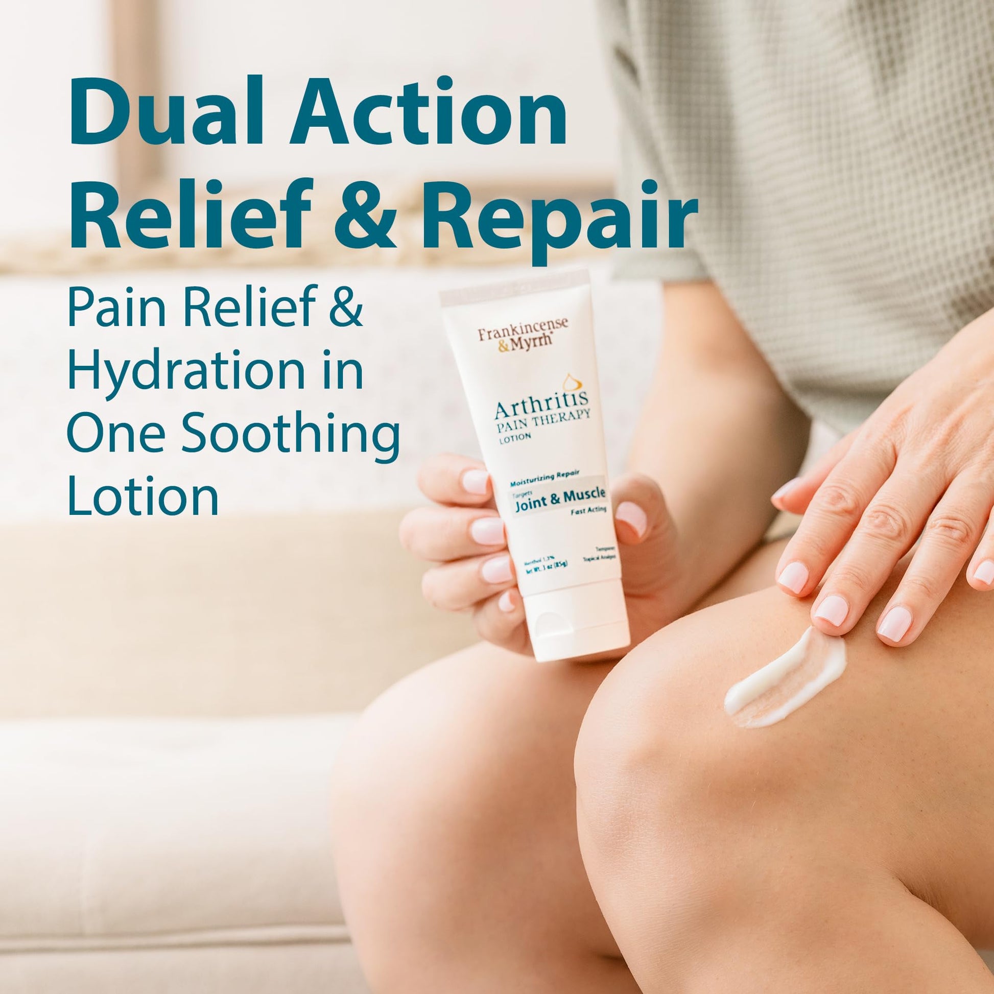 FRANKINCENSE & MYRRH Combo Pack - Arthritis Pain Relief Rubbing Oil 2 oz. and Arthritis Pain Reliever Therapy Cream for Joints & Sciatica Relief, 3 oz., Hydrating Lotion with Essential Oils FRANKINCENSE & MYRRHAu supplements