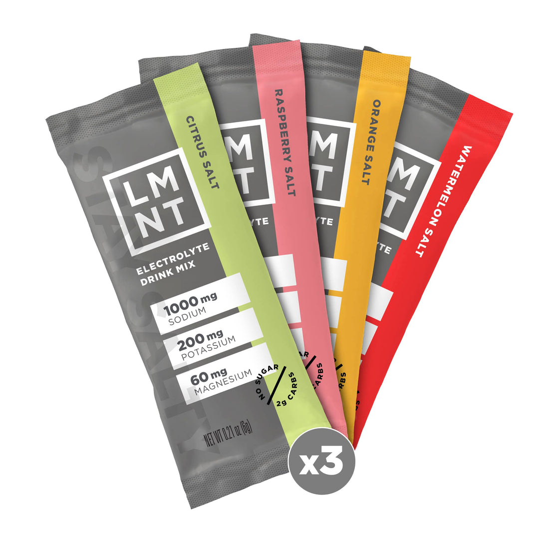 LMNT Zero Sugar Electrolytes - Variety Pack | Drink Mix | 12-Count Drink LMNTUS supplements