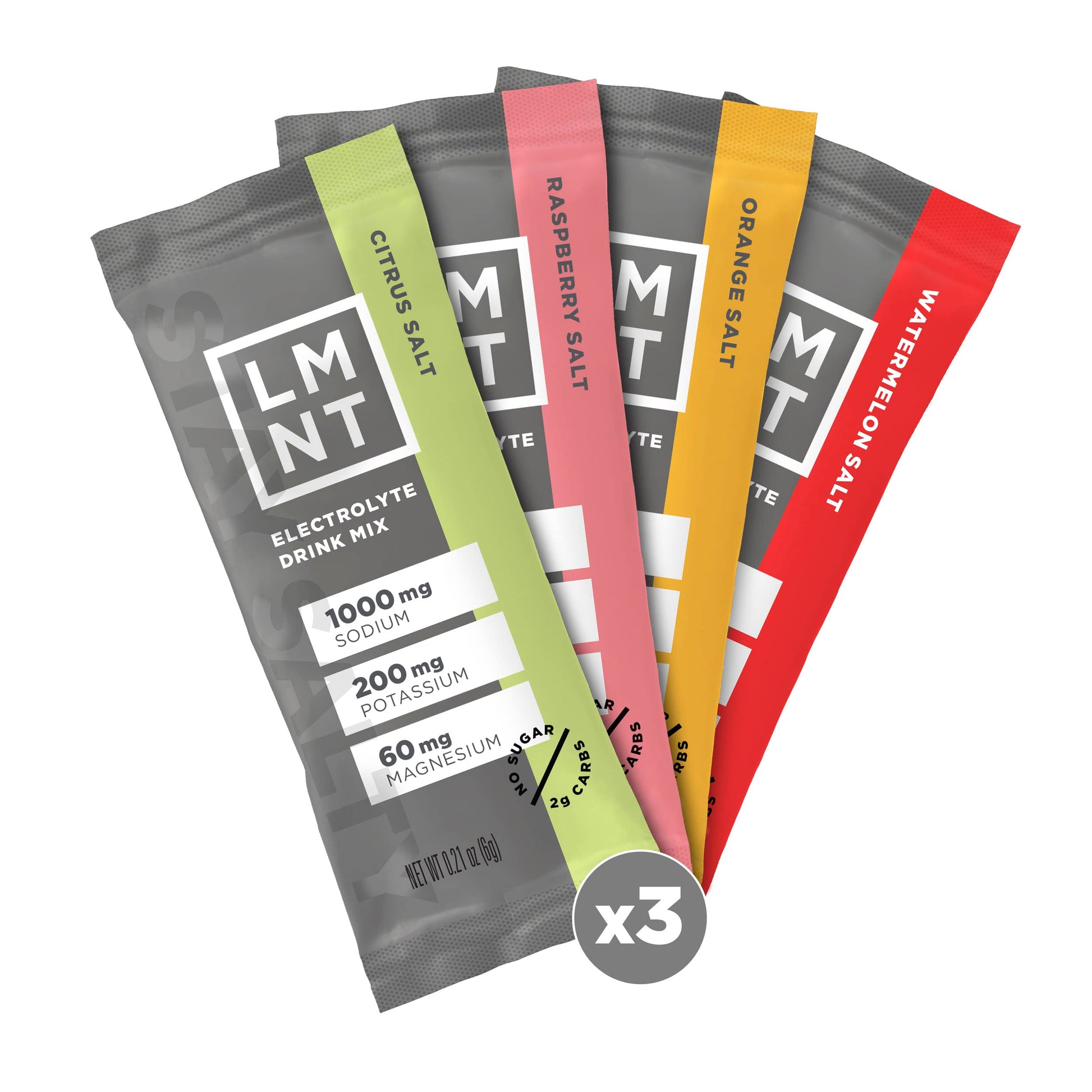 LMNT Zero Sugar Electrolytes - Variety Pack | Drink Mix | 12-Count Drink LMNTUS supplements