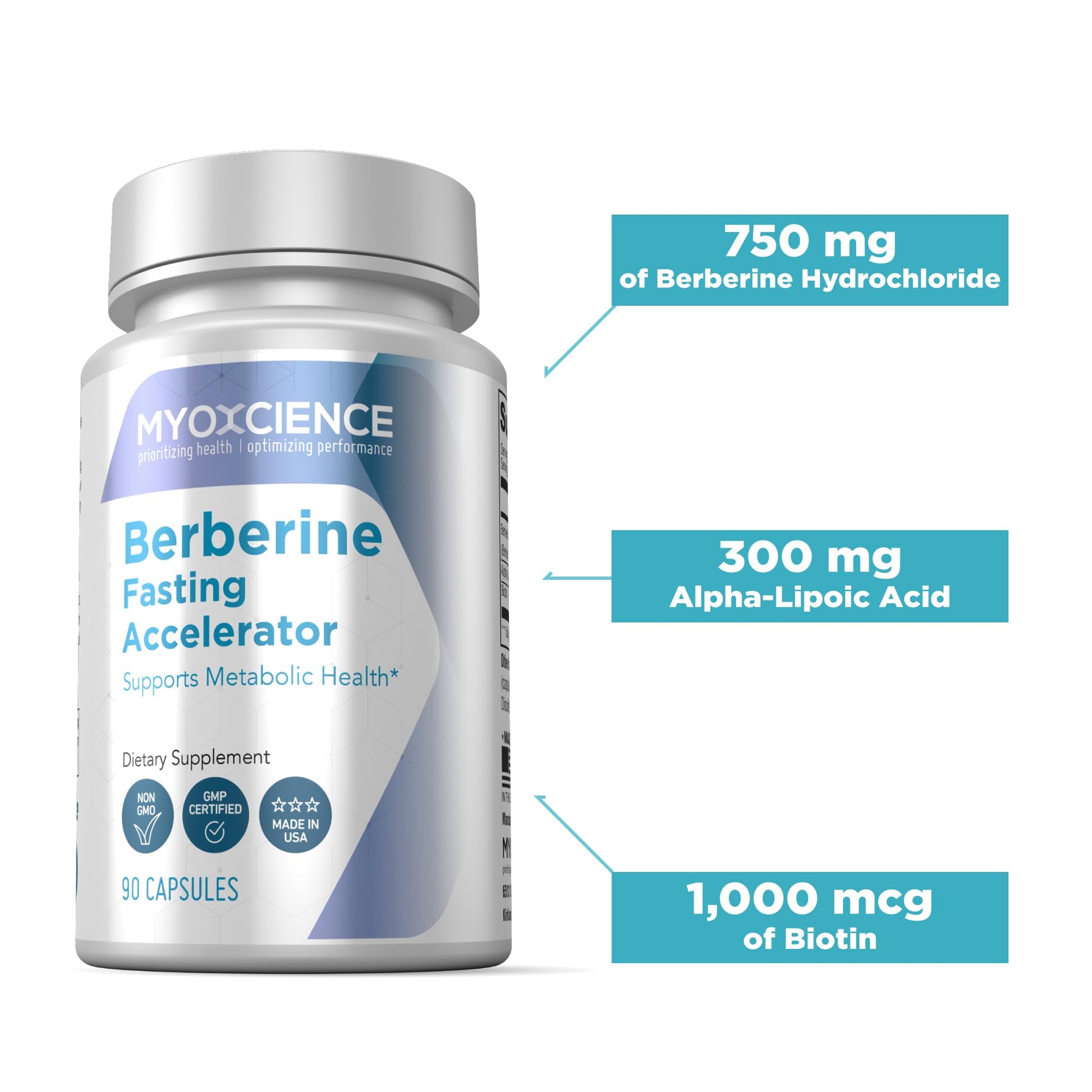 MYOXCIENCE Berberine Fasting Accelerator: Berberine HCL with ALA (Alpha Lipoic Acid) MYOXCIENCEAu supplements