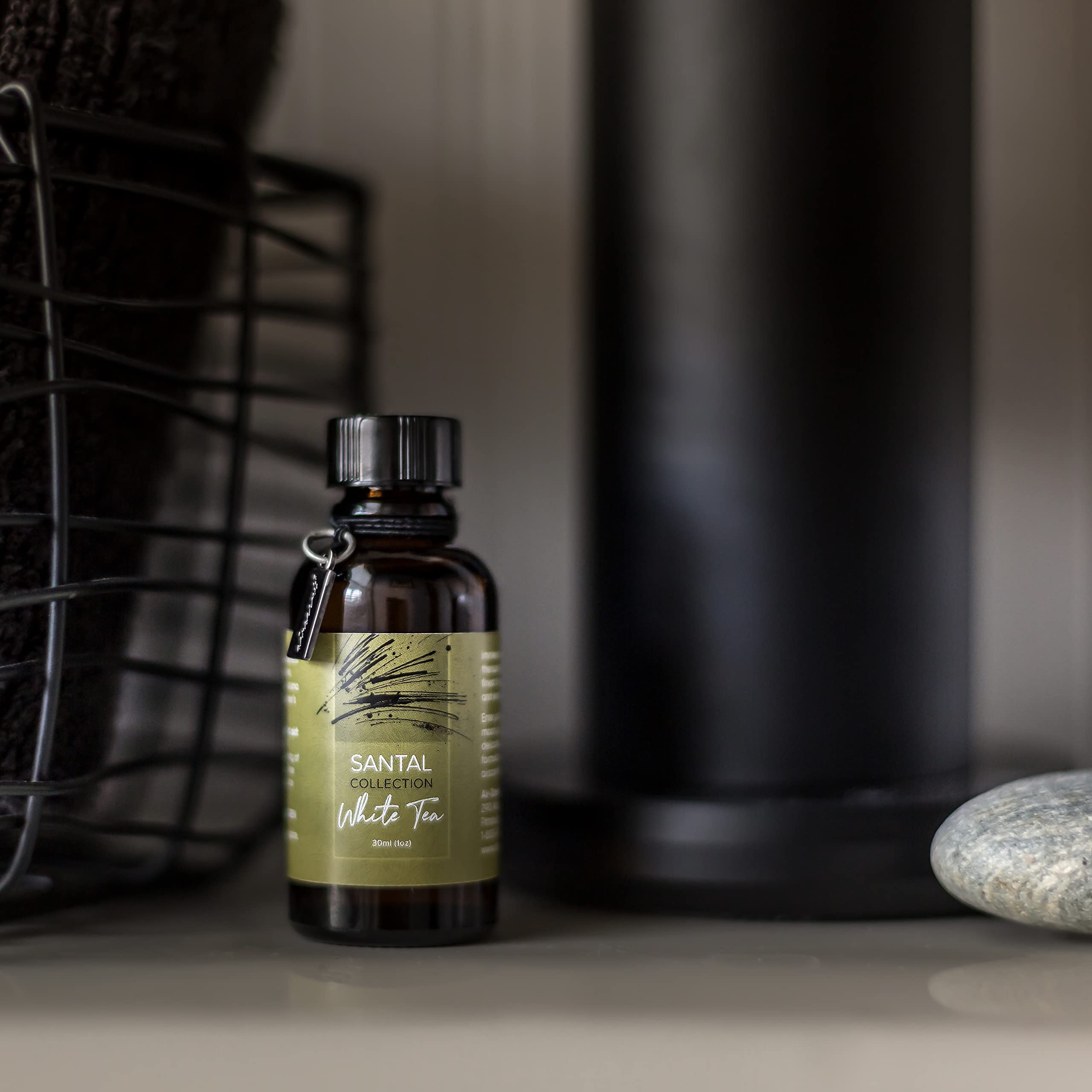 Santal White Tea Diffuser Oil - Air-Scent Aroma and Essential Oil Blend for Aromatherapy Diffusers - 30 Milliliter Air-ScentAu supplements