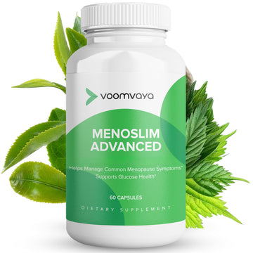 VoomVaya MenoSlim Advanced Menopause Weight Loss for Women – Menopause & Perimenopause Supplement for Women – Supports Healthy Metabolism & Overall Wellness – 60 Capsules VoomVayaAu supplements