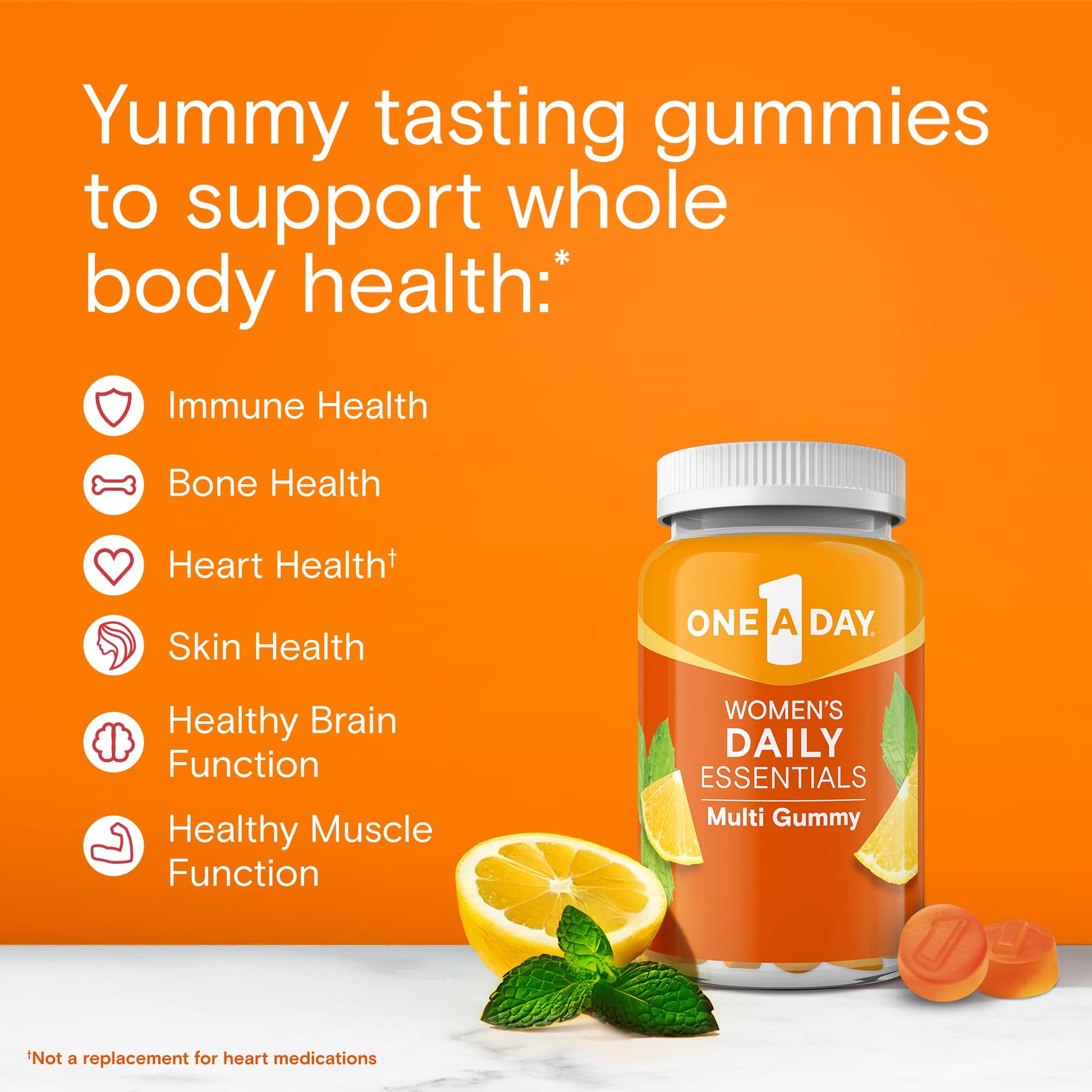 One A Day Women’s Daily Essentials Multivitamin Gummies, Multivitamin for Women, Zinc, Immune Support ONE A DAYAu supplements