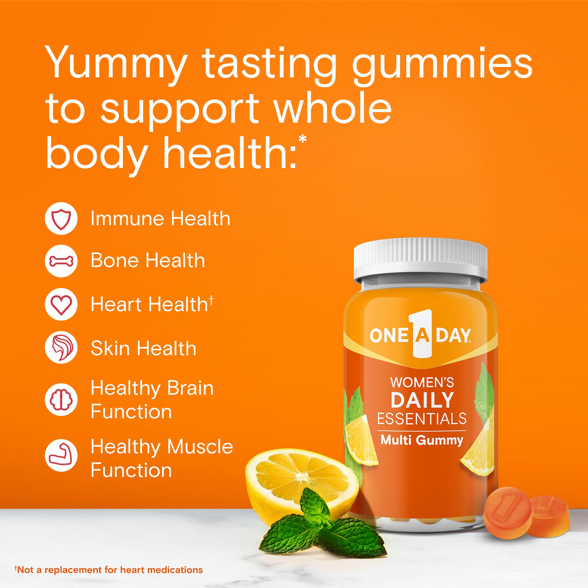One A Day Women’s Daily Essentials Multivitamin Gummies, Multivitamin for Women, Zinc, Immune Support ONE A DAYAu supplements