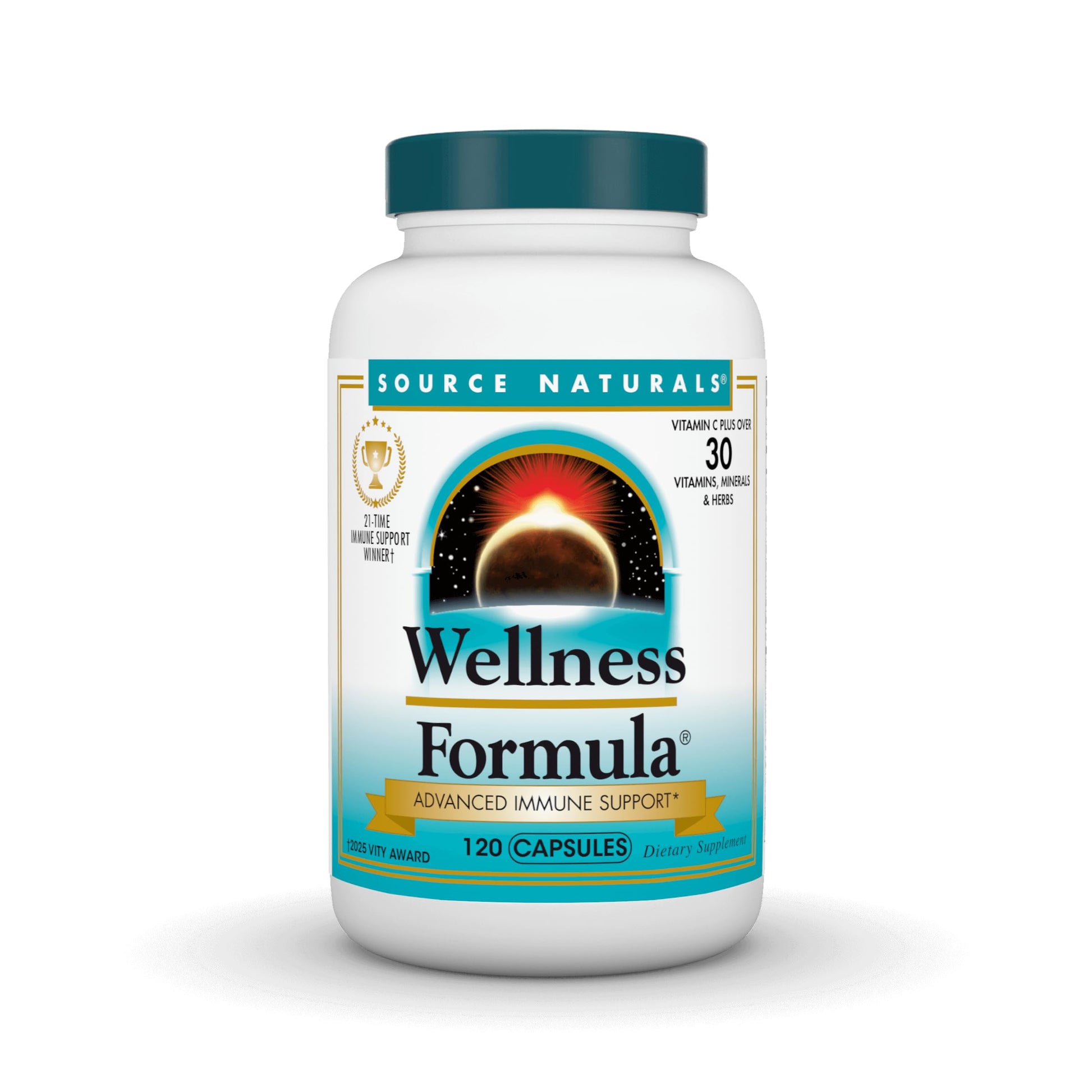 Source Naturals Wellness Formula Bio-Aligned Vitamins & Herbal Defense for Advanced Immune Support* - Dietary Supplement & Immunity Booster - 120 Capsules Source NaturalsAu supplements