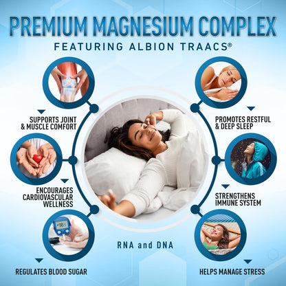 Magnesium Complex Supplement - Magnesium Citrate, Malate, Taurate, Oxide Purely OptimalUS supplements