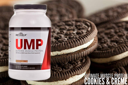 Beverly International UMP Protein Powder, Cookies & Cream. Unique Whey-Casein Ratio Builds Lean Muscle. Easy to Digest. No Bloat. (32.8 oz) 2lb .8 oz Beverly InternationalUS supplements
