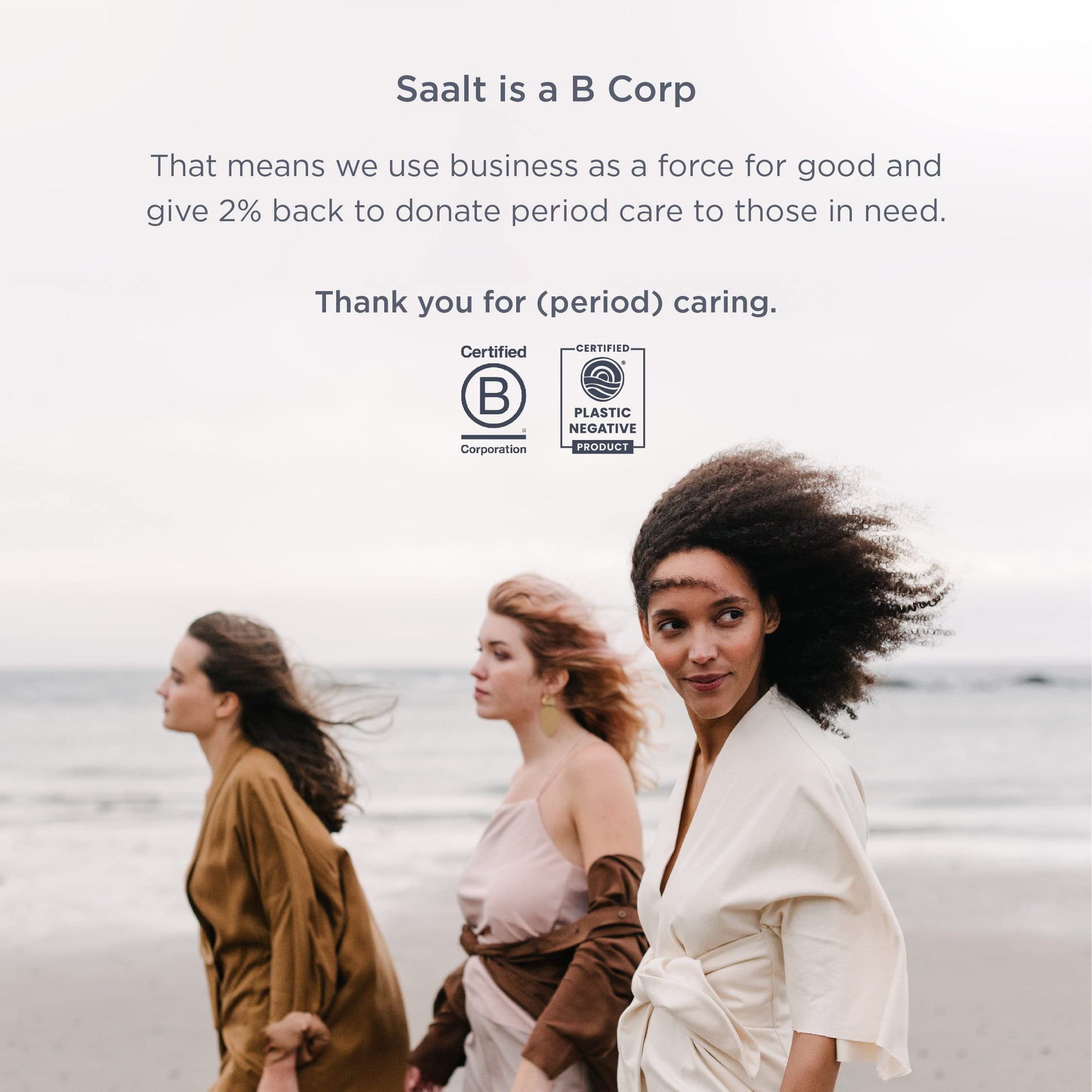 saalt Reusable Period Underwear - Comfortable, Thin, and Keeps You Dry from All Leaks saaltAu supplements