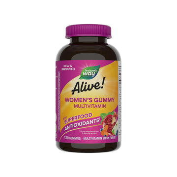 Nature's Way Alive! Women's Daily Gummy Multivitamins, 16 Vitamins & Minerals, Energy Metabolism*, Hair Skin & Nails Nature's WayAu supplements