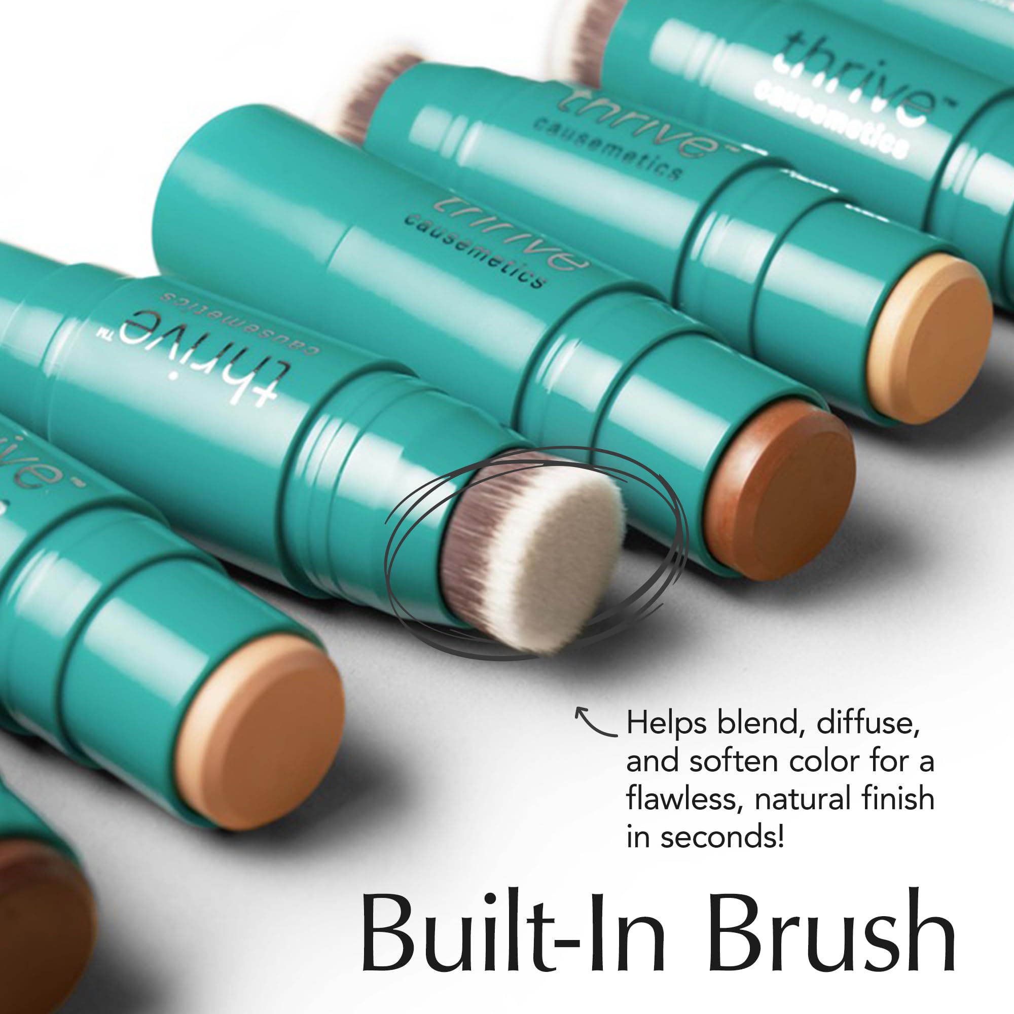 Thrive Causemetics Triple Threat Color Stick: Cream Bronzer & Contour Stick with Vitamin E, Evening Primrose Oil, Waterproof Smudge Proof Face Makeup, Anita (Light Medium Neutral) Thrive CausemeticsAu supplements