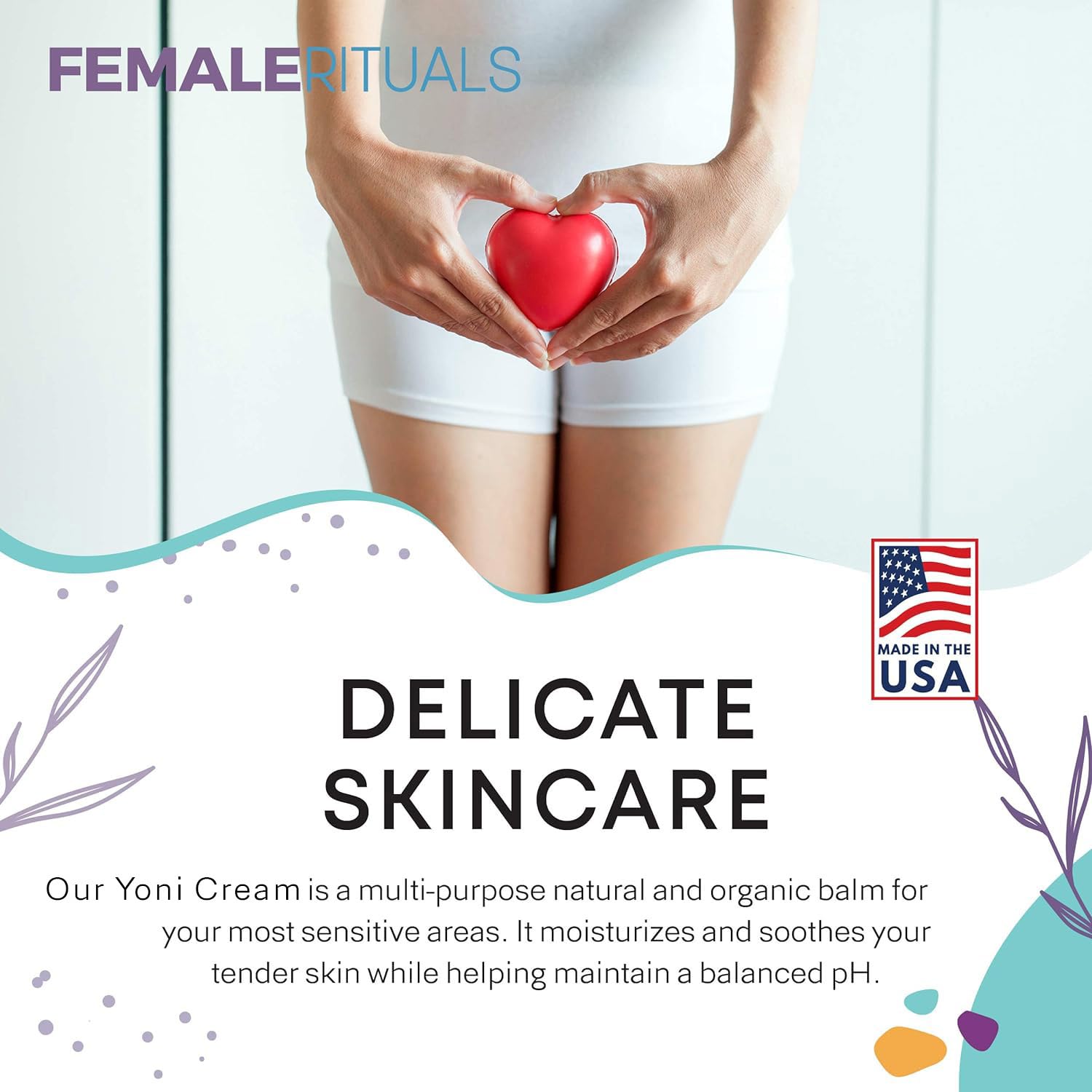 FEMALE RITUALS Vulva Moisturizing Cream - Vulva Care Balm - Clinically Tested Vaginal Moisturizer FEMALE RITUALSAu supplements