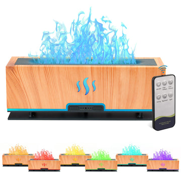 WENPHONE Upgraded 7 Color Essential Oil Diffusers, Flame Air Aroma Diffuser Humidifier, 200ml WENPHONEAu supplements