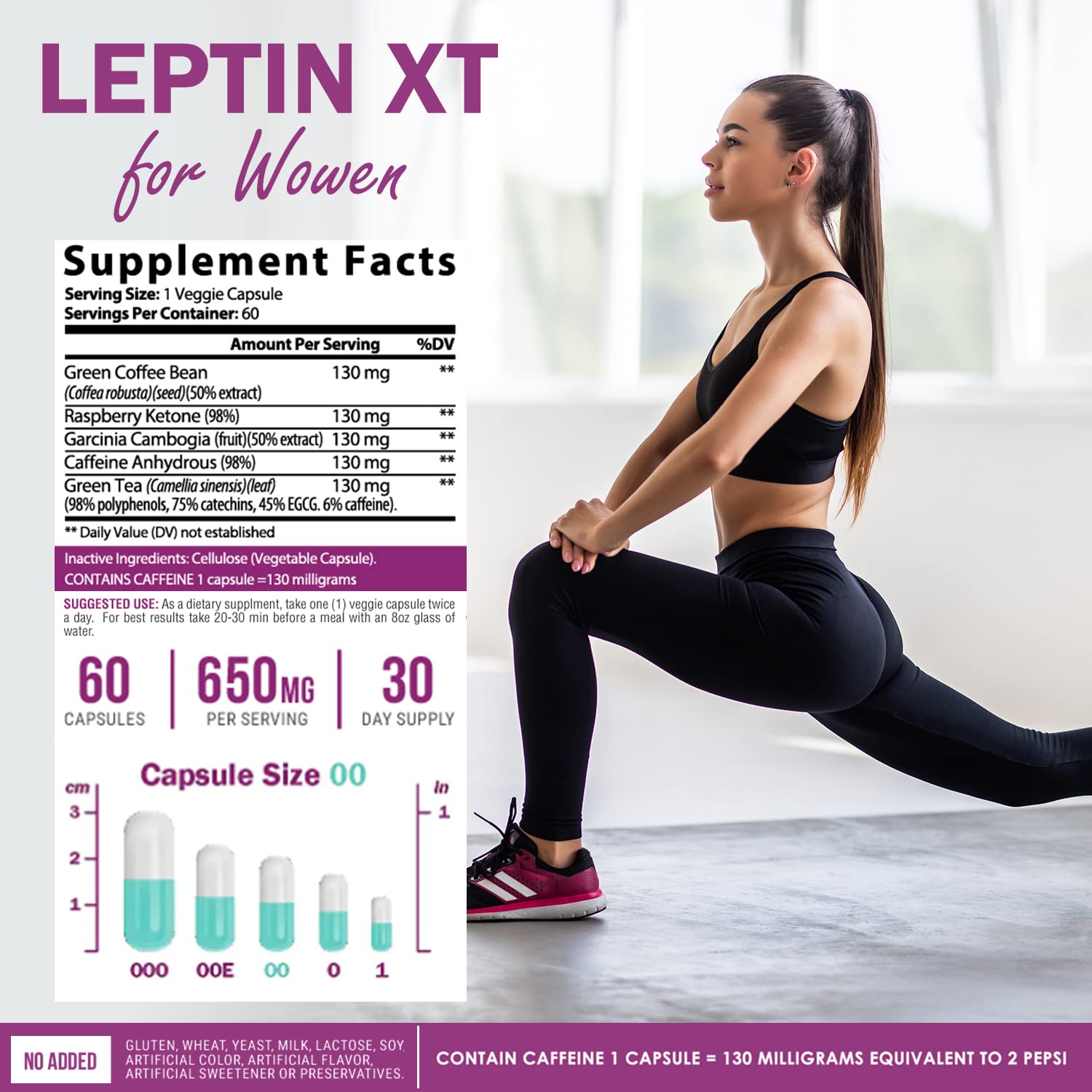 NatureGenX LeptinXT - Leptin Supplements for Weight Loss for Women - Extra Strength NatureGenXUS supplements