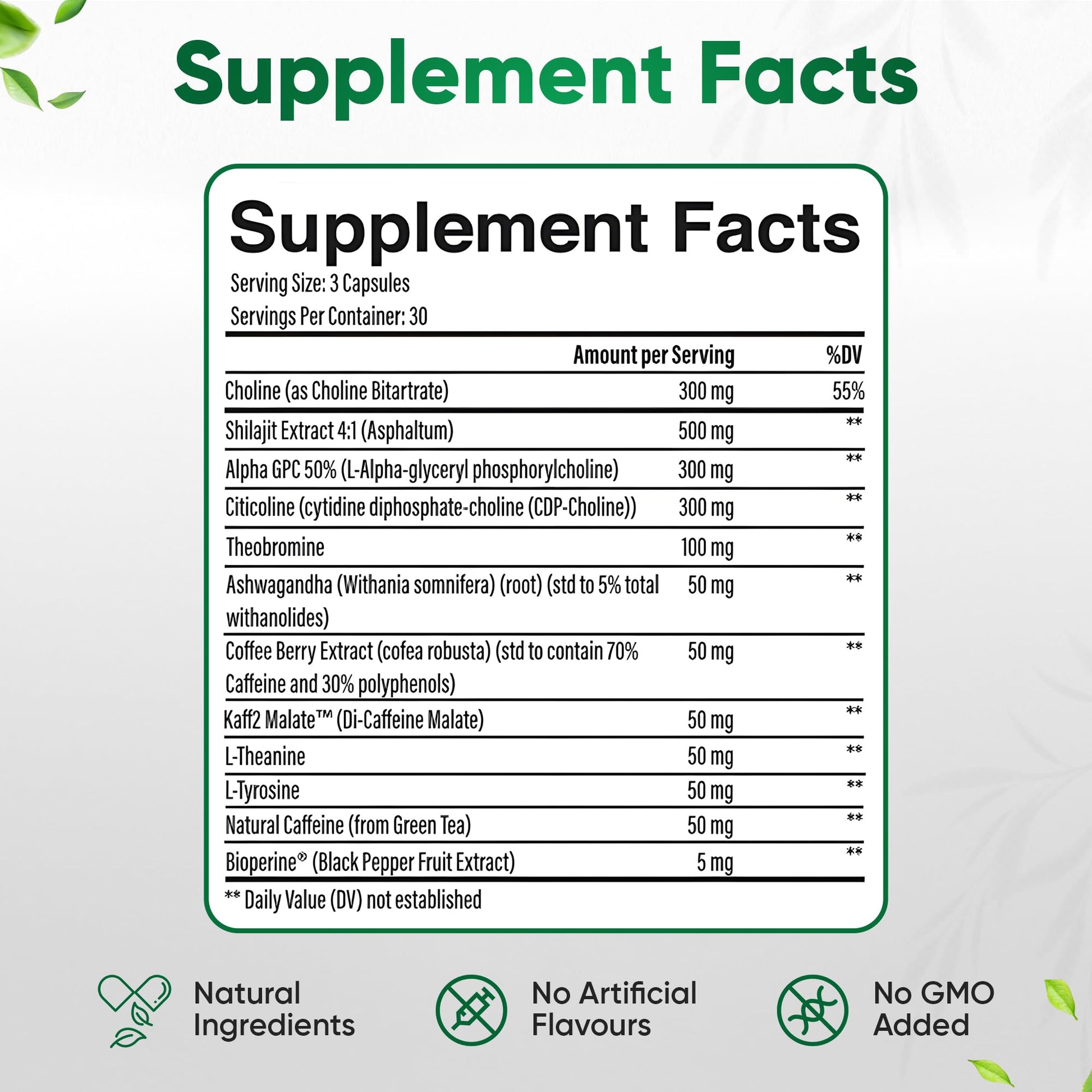 12-in-1 Natural Nootropic Brain Supplement for Memory and Focus, Nootropic for Men & Women, Brain Support Pill for Adults, Brain Vitamins - Focus 30 Day Supply Executive FocusAu supplements