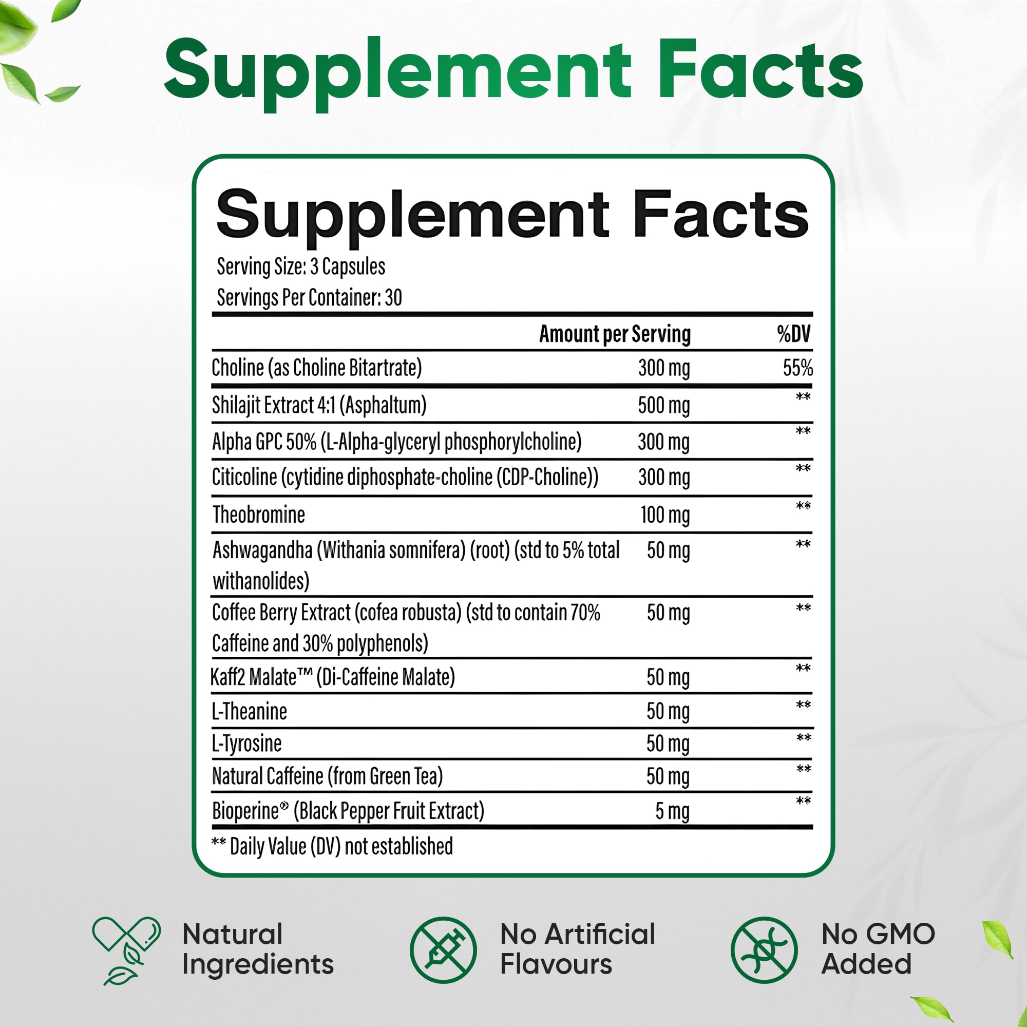 12-in-1 Natural Nootropic Brain Supplement for Memory and Focus, Nootropic for Men & Women, Brain Support Pill for Adults, Brain Vitamins - Focus 30 Day Supply Executive FocusAu supplements