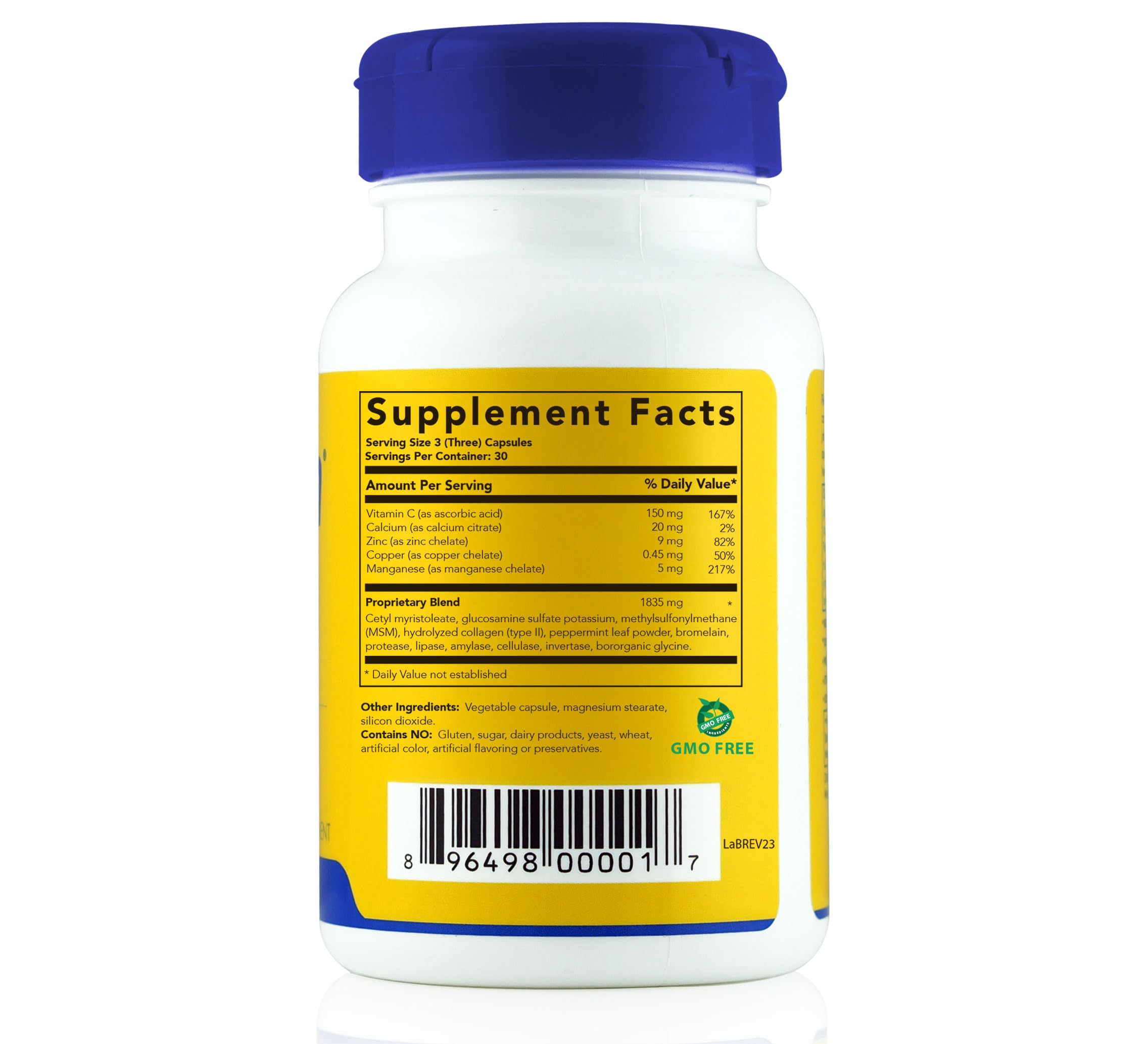 Flexcin Joint Health & Mobility Formula with CM8 (Cetyl Myristoleate) - Joint Supplements for Men and Women with Glucosamine, MSM, Collagen Type II - 90 Capsules FlexcinAu supplements