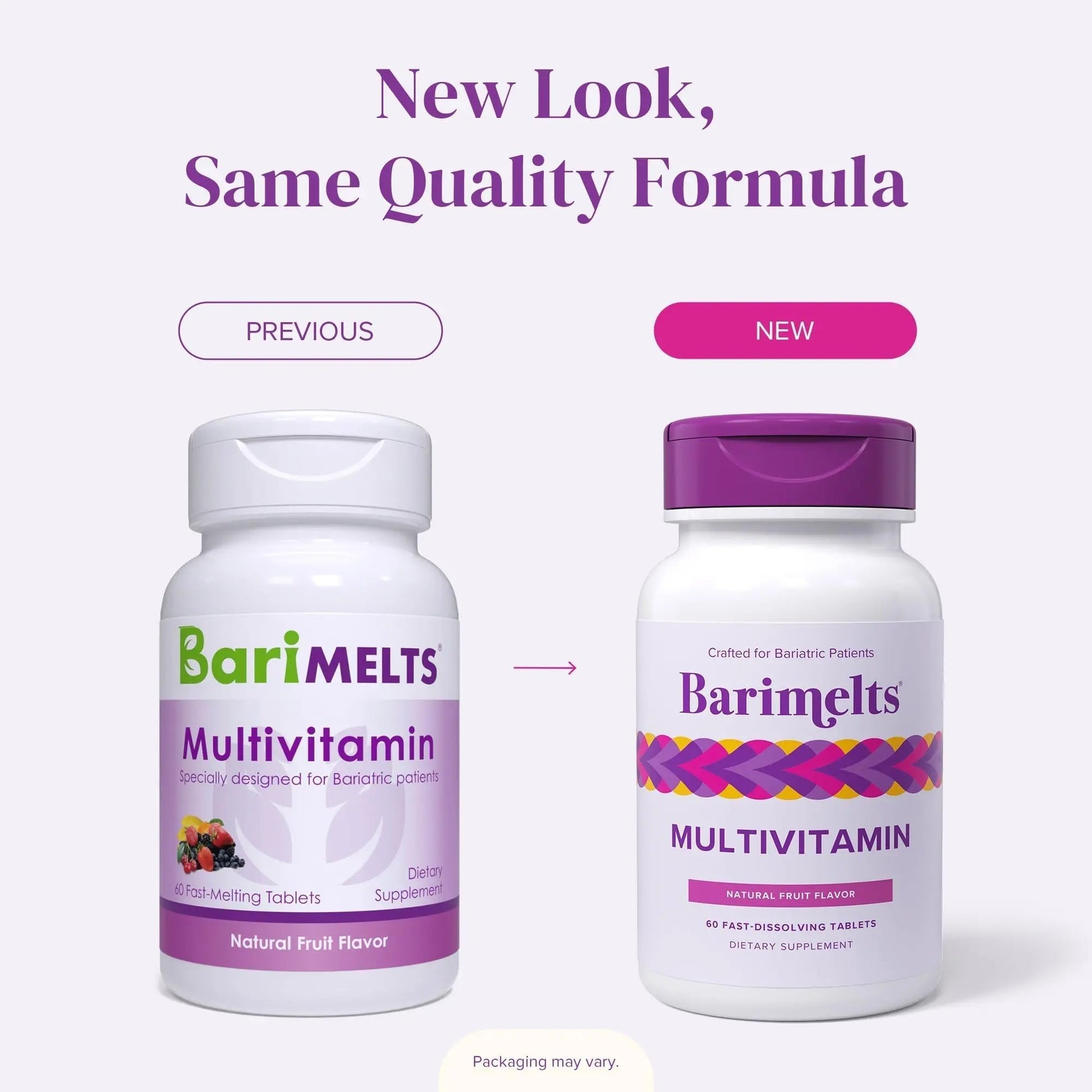 BariMelts Multivitamin, 60 Fast-Dissolving Tablets (1-Month Supply), Sugar-Free Bariatric Multivitamin for Women, Natural Fruit Flavor BariMeltsAu supplements