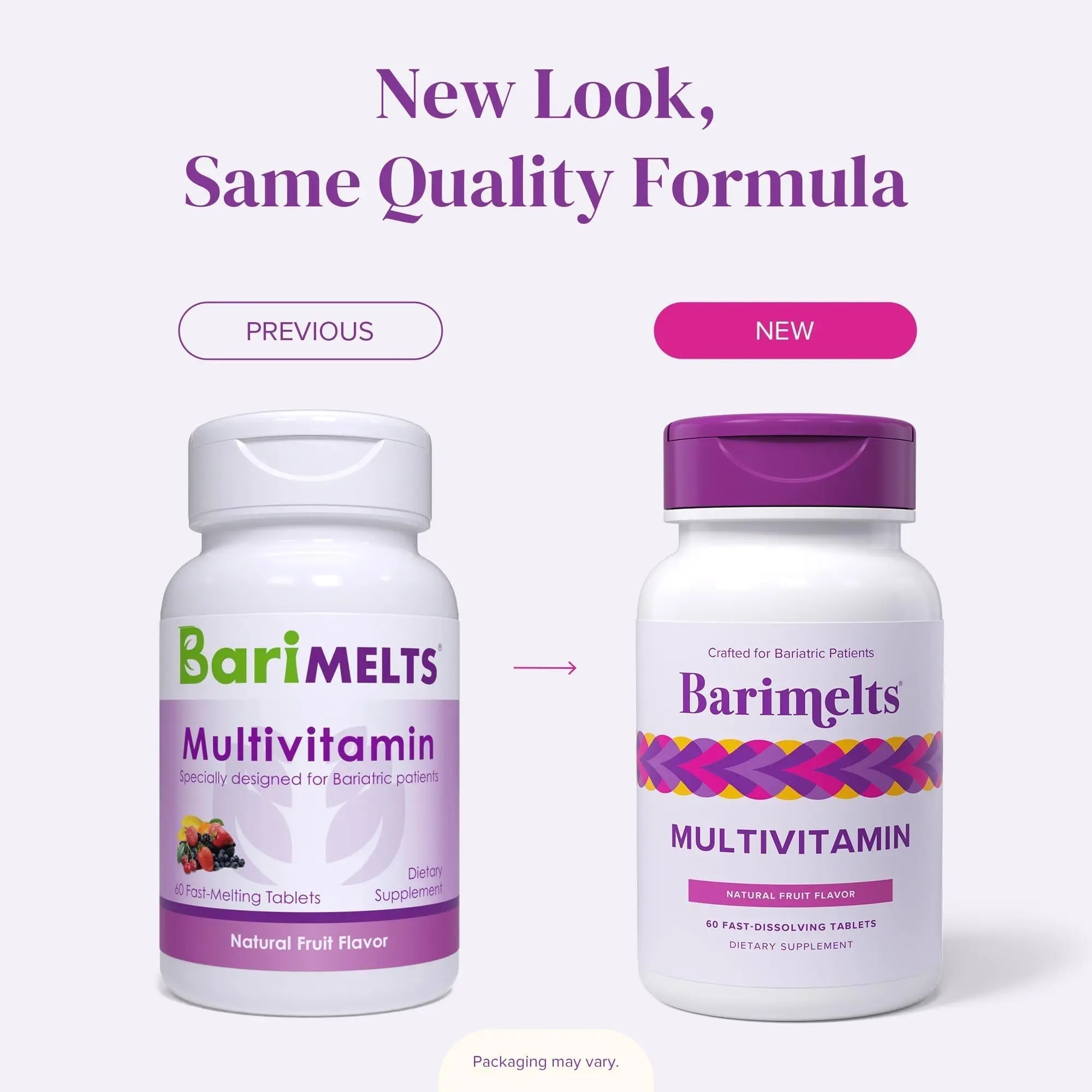 BariMelts Multivitamin, 60 Fast-Dissolving Tablets (1-Month Supply), Sugar-Free Bariatric Multivitamin for Women, Natural Fruit Flavor BariMeltsAu supplements