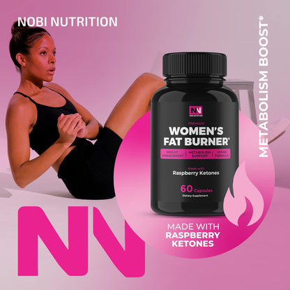 Fat Burner For Women | Metabolism Booster & Weight Loss Support Supplement Nobi NutritionUS supplements
