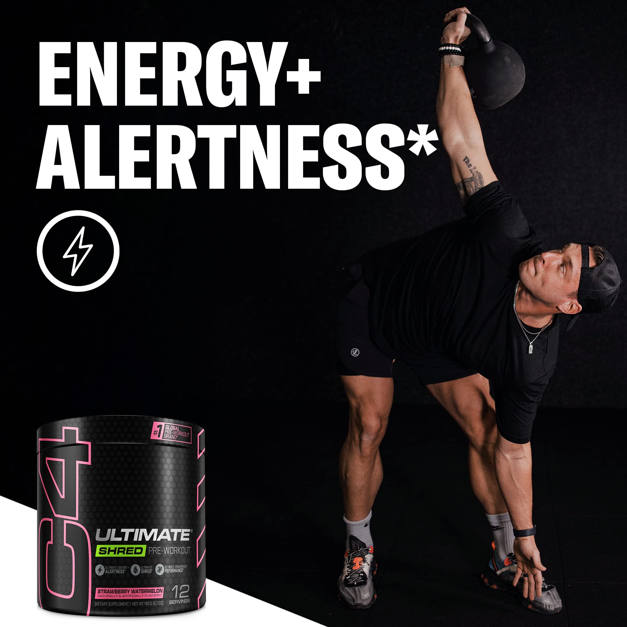 Cellucor C4 Ultimate Shred Pre Workout Powder, Fat Burner for Men & Women, Weight Loss CellucorUS supplements