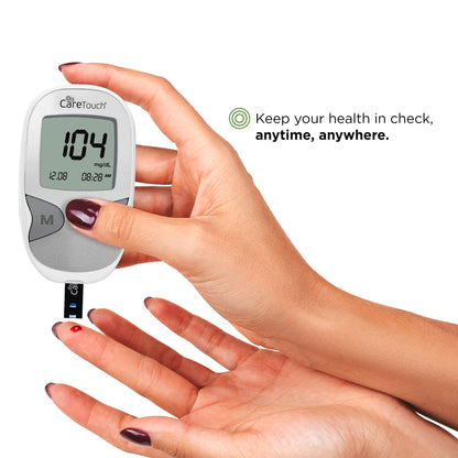 Care Touch Blood Glucose Meter Kit - Diabetes Testing Kit with Glucometer Care TouchUS supplements